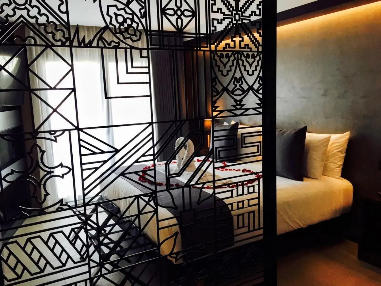 Bed in Vila Arenys Hotel Bed in Vila Arenys Hotel