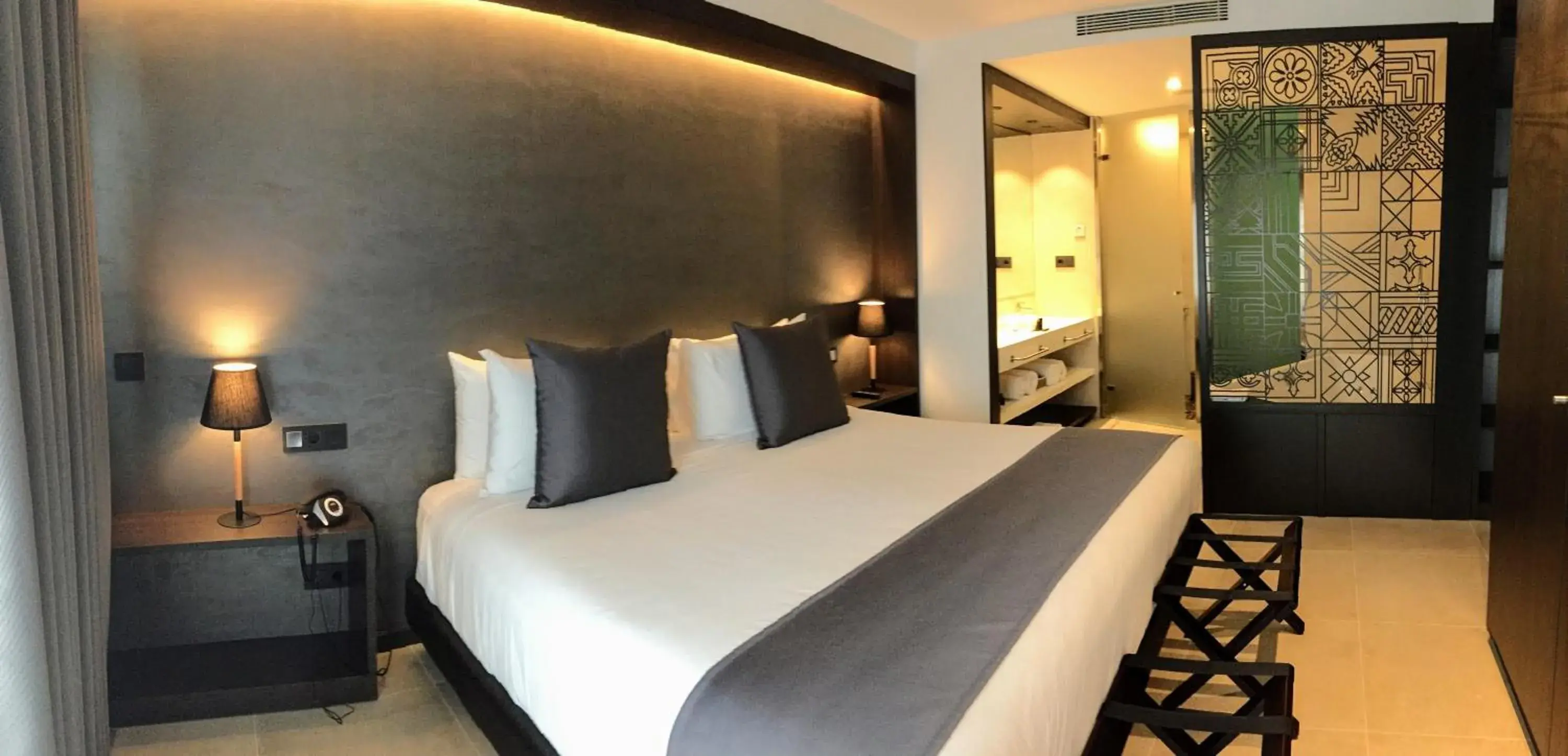 Bed in Vila Arenys Hotel Bed in Vila Arenys Hotel