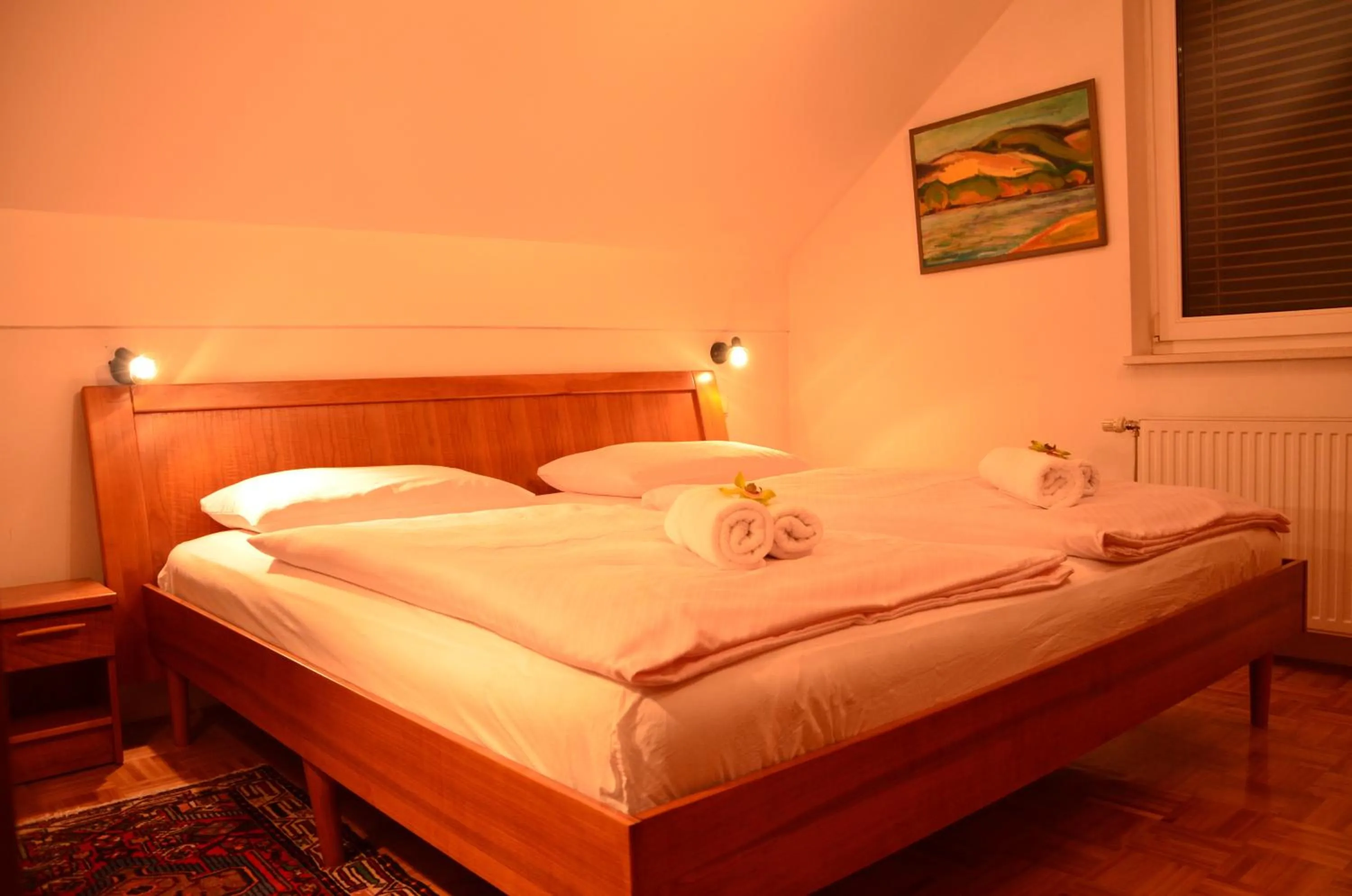 Bedroom, Bed in Hotel Bajt Maribor