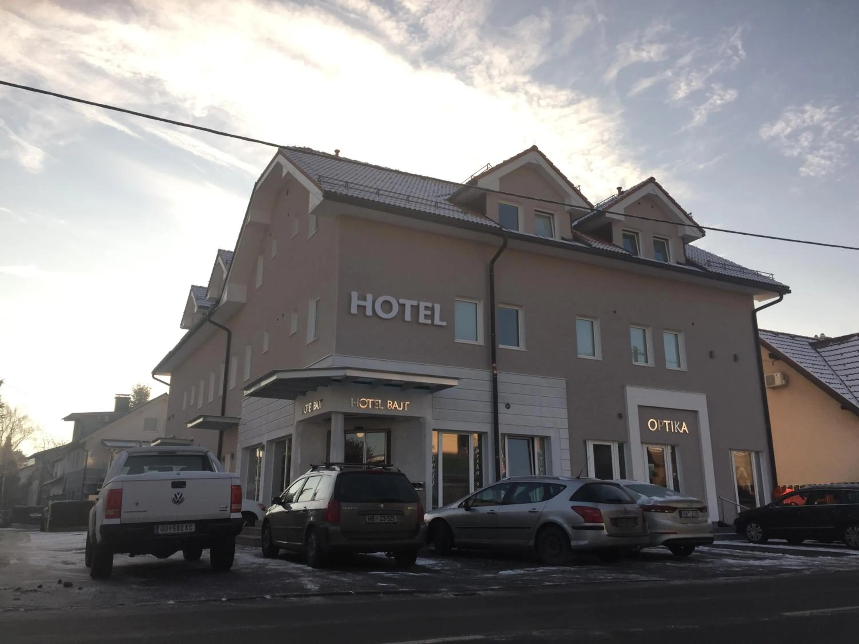 Facade/entrance in Hotel Bajt Maribor