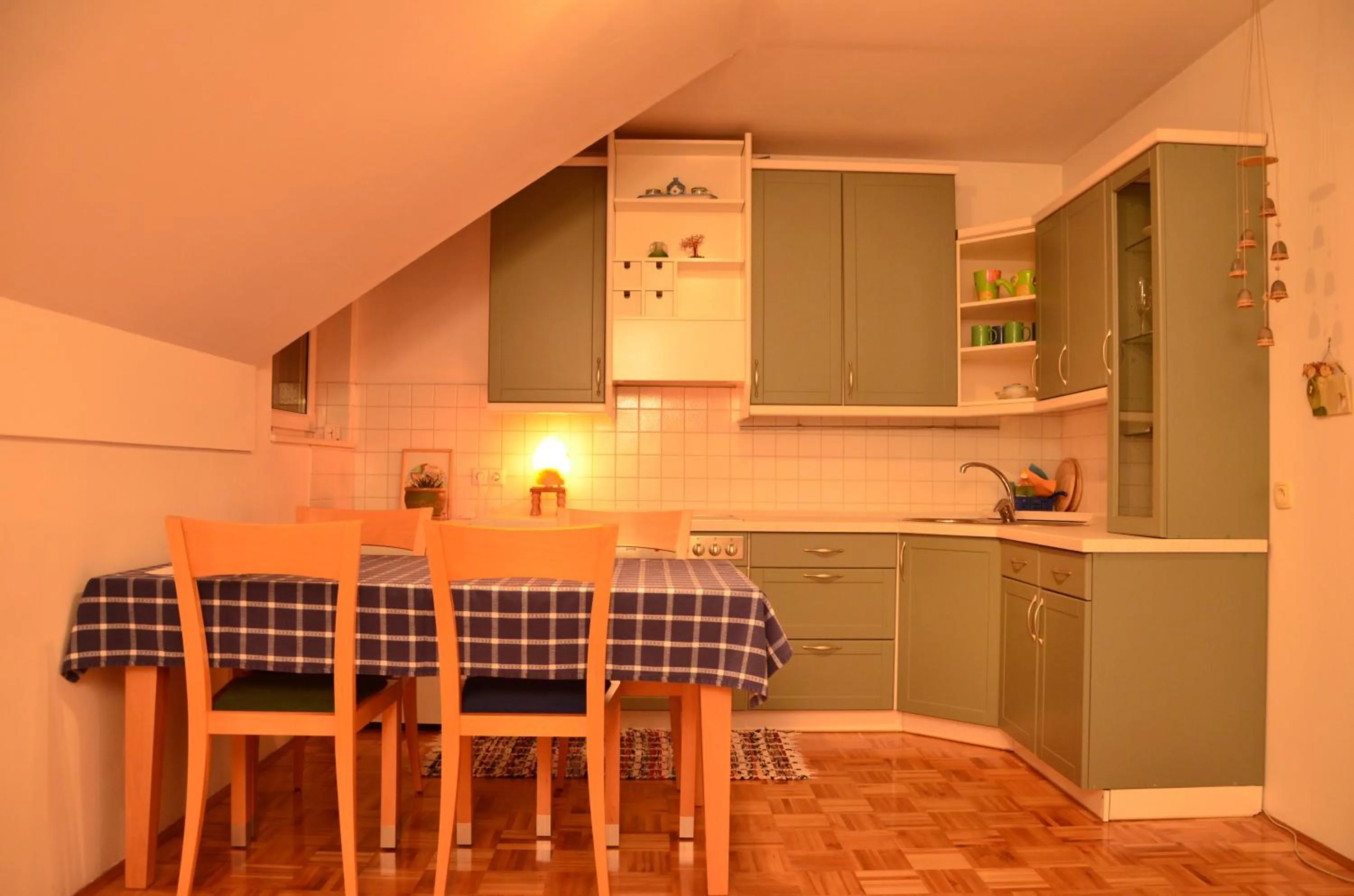 Kitchen or kitchenette in Hotel Bajt Maribor