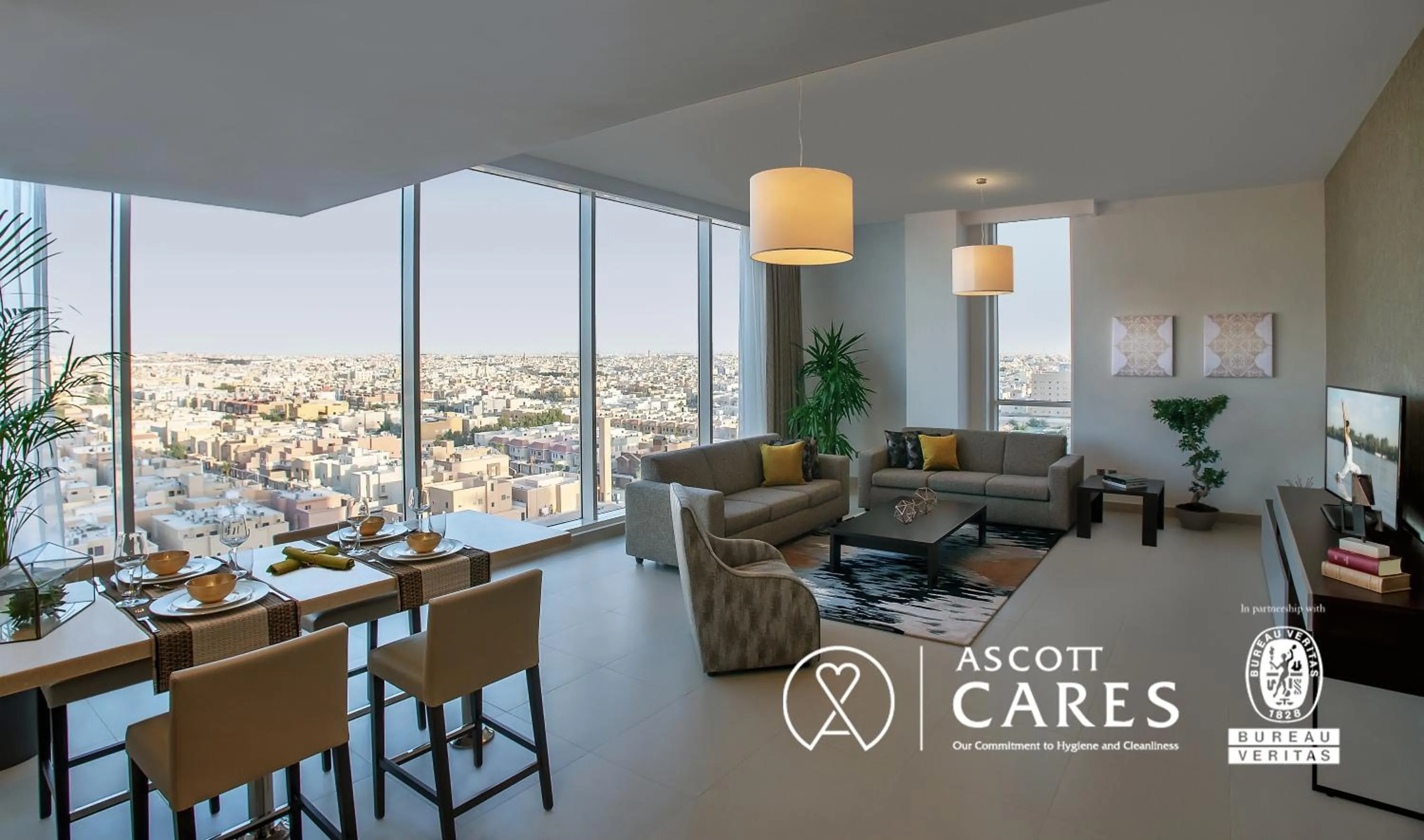 Logo/Certificate/Sign in Ascott Rafal Olaya Riyadh