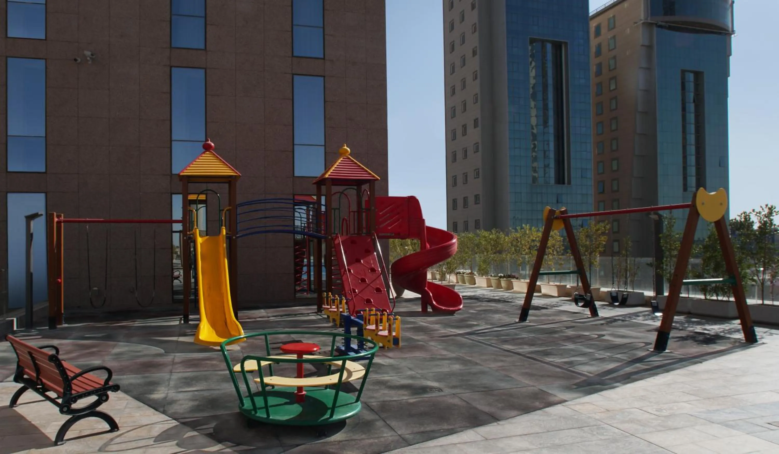 Children play ground in Ascott Rafal Olaya Riyadh