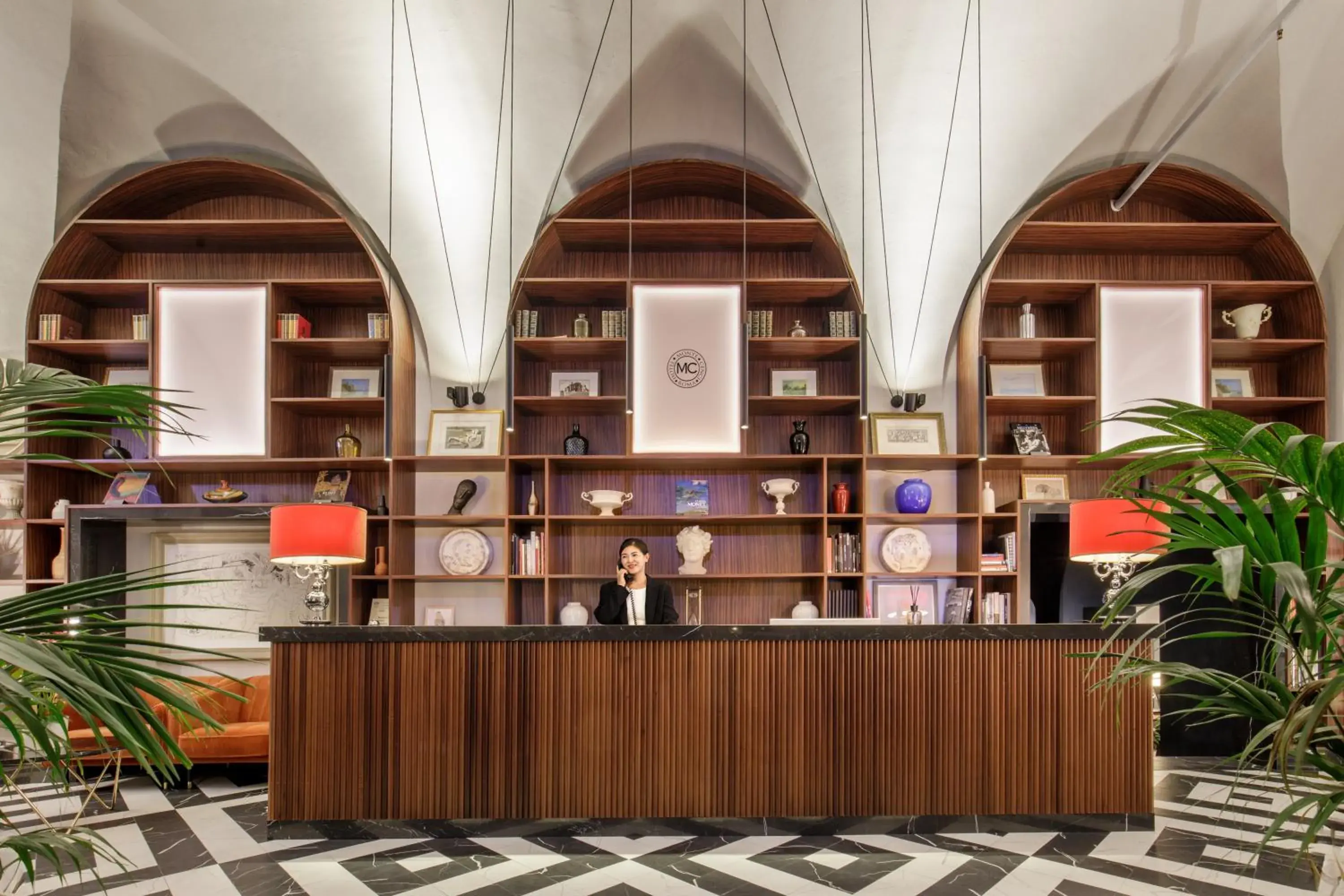 Lobby or reception in Hotel Monte Cenci Lobby or reception in Hotel Monte Cenci