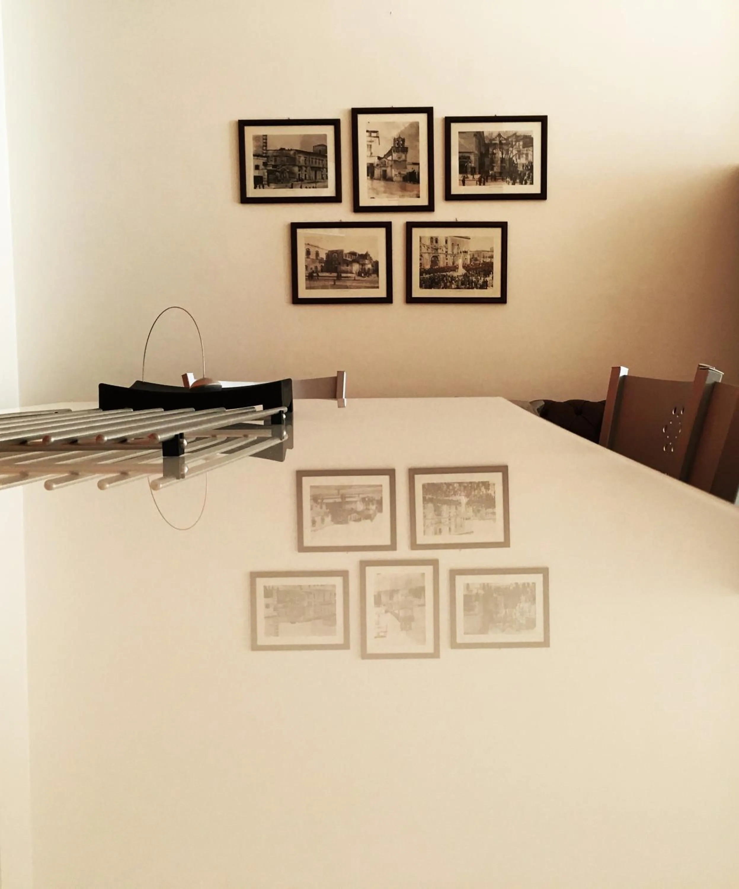 Communal lounge/ TV room in The Rock Hostel