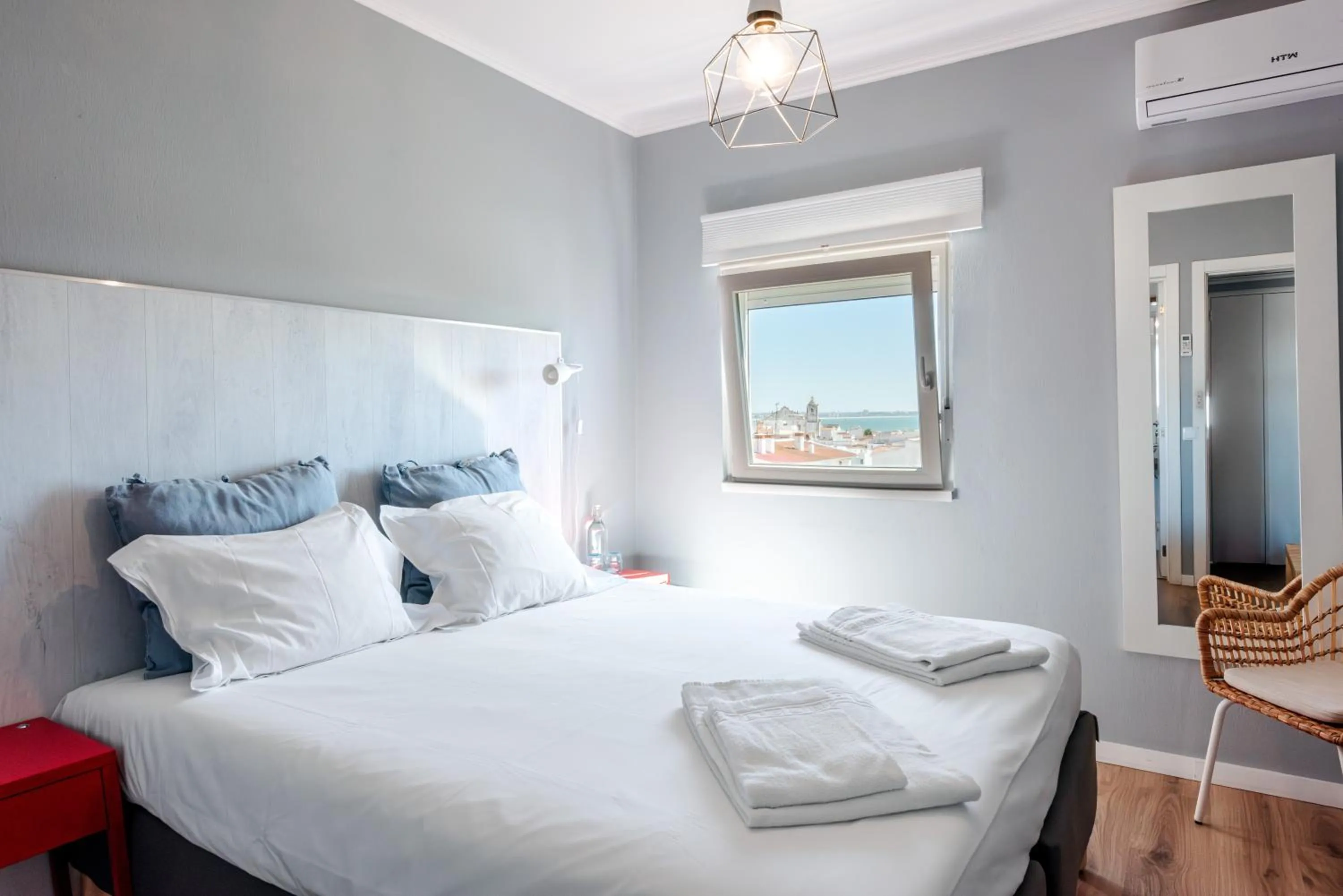 View (from property/room), Bed in Lagos Uptown Bed & Breakfast