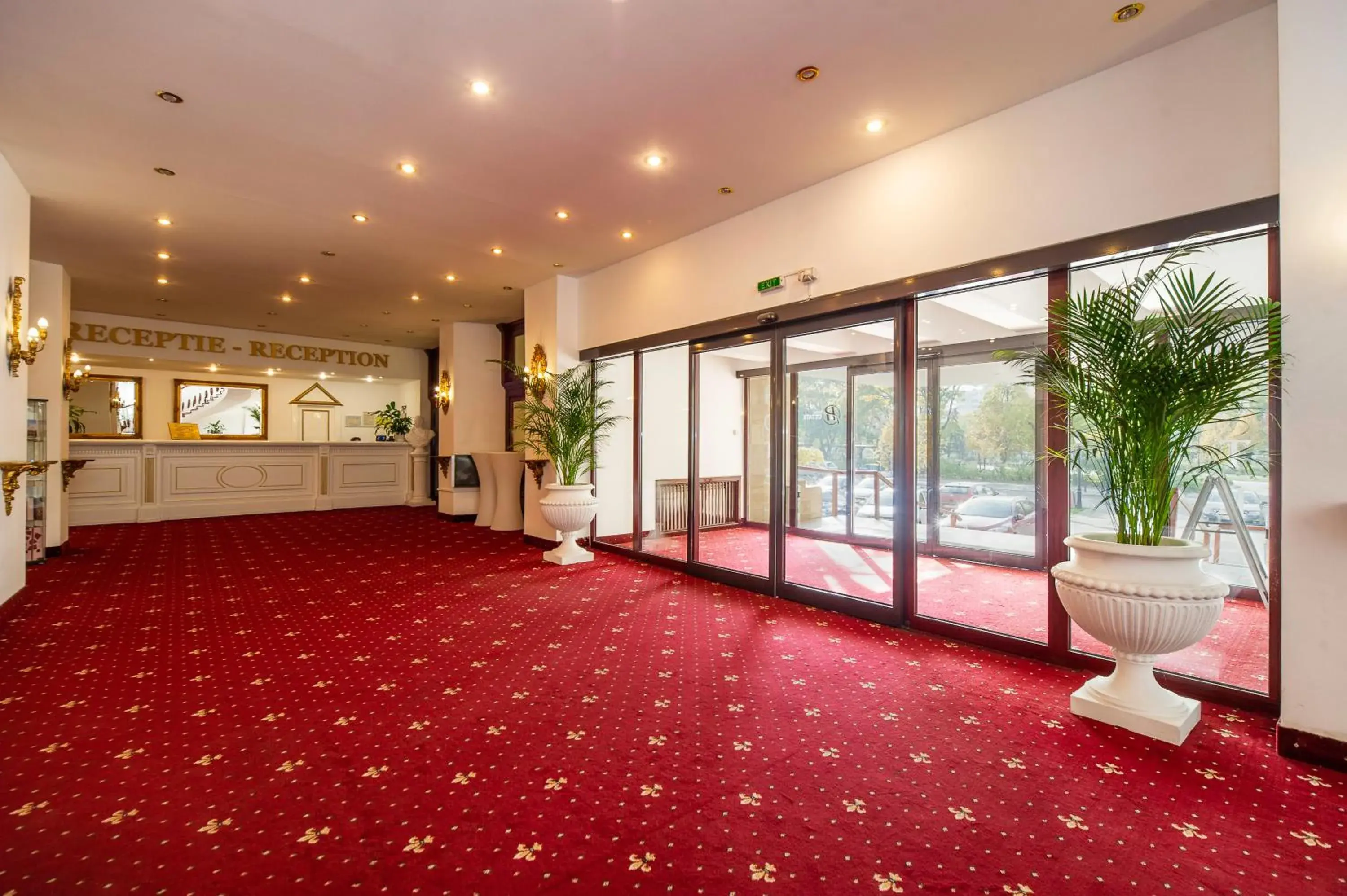 Lobby or reception in Hotel Cetate Lobby or reception in Hotel Cetate