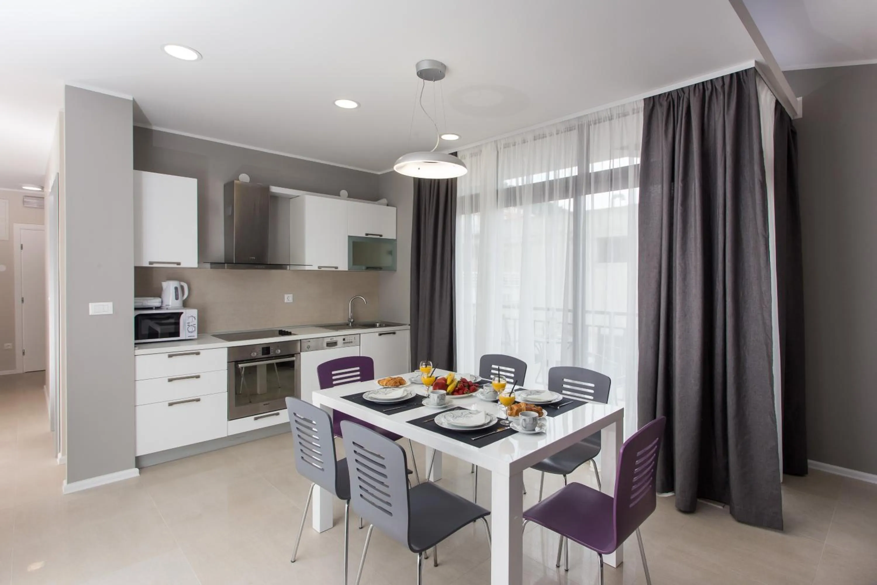 Kitchen or kitchenette in Apartments ZoomZoom