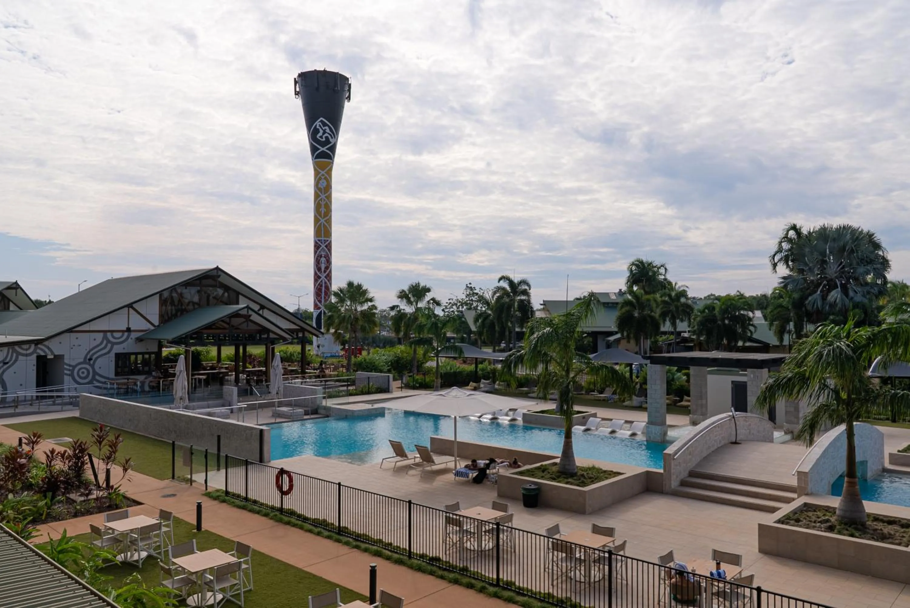 Pool view in Novotel Darwin Airport