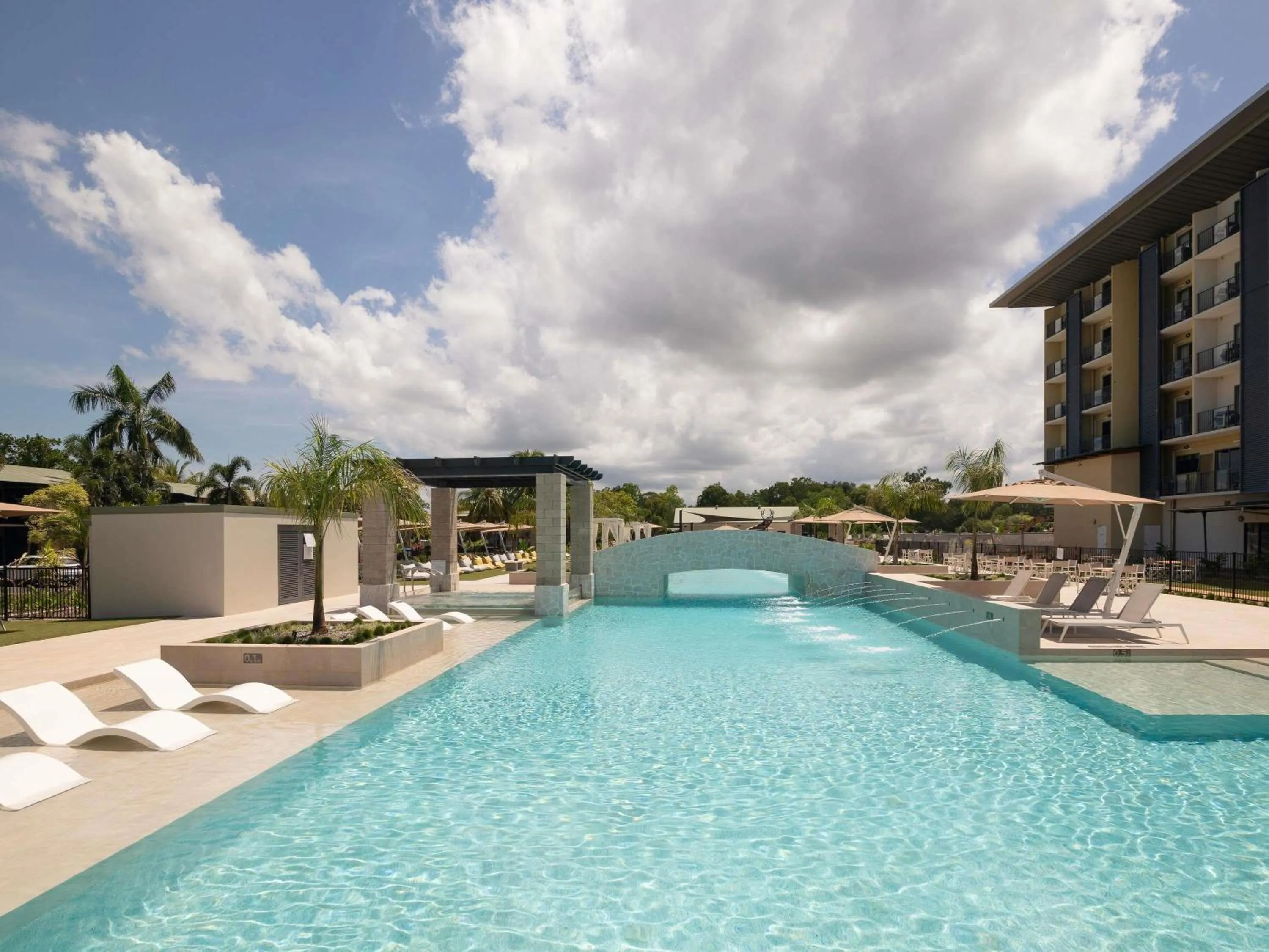 Pool view in Novotel Darwin Airport