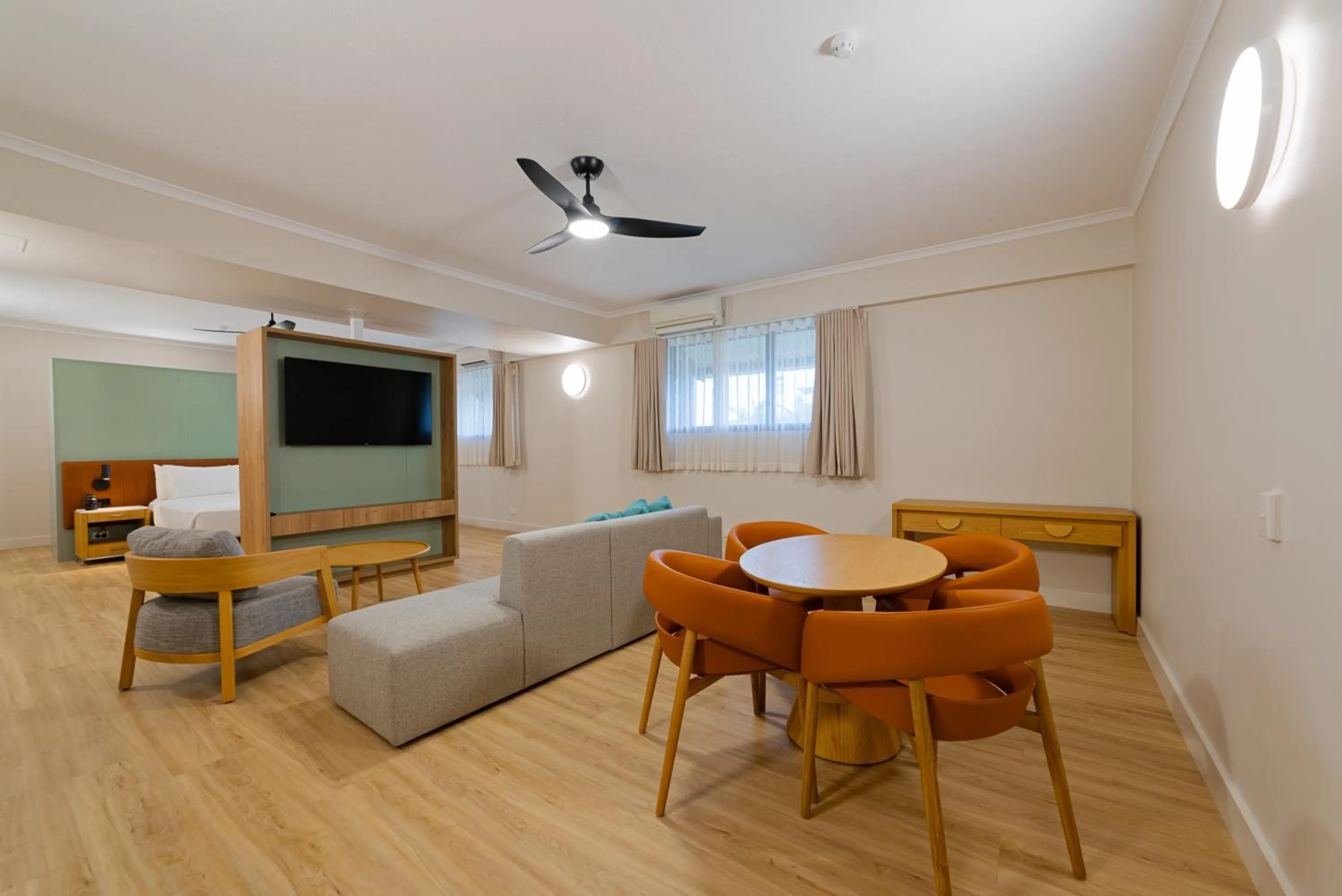 Seating area in Novotel Darwin Airport