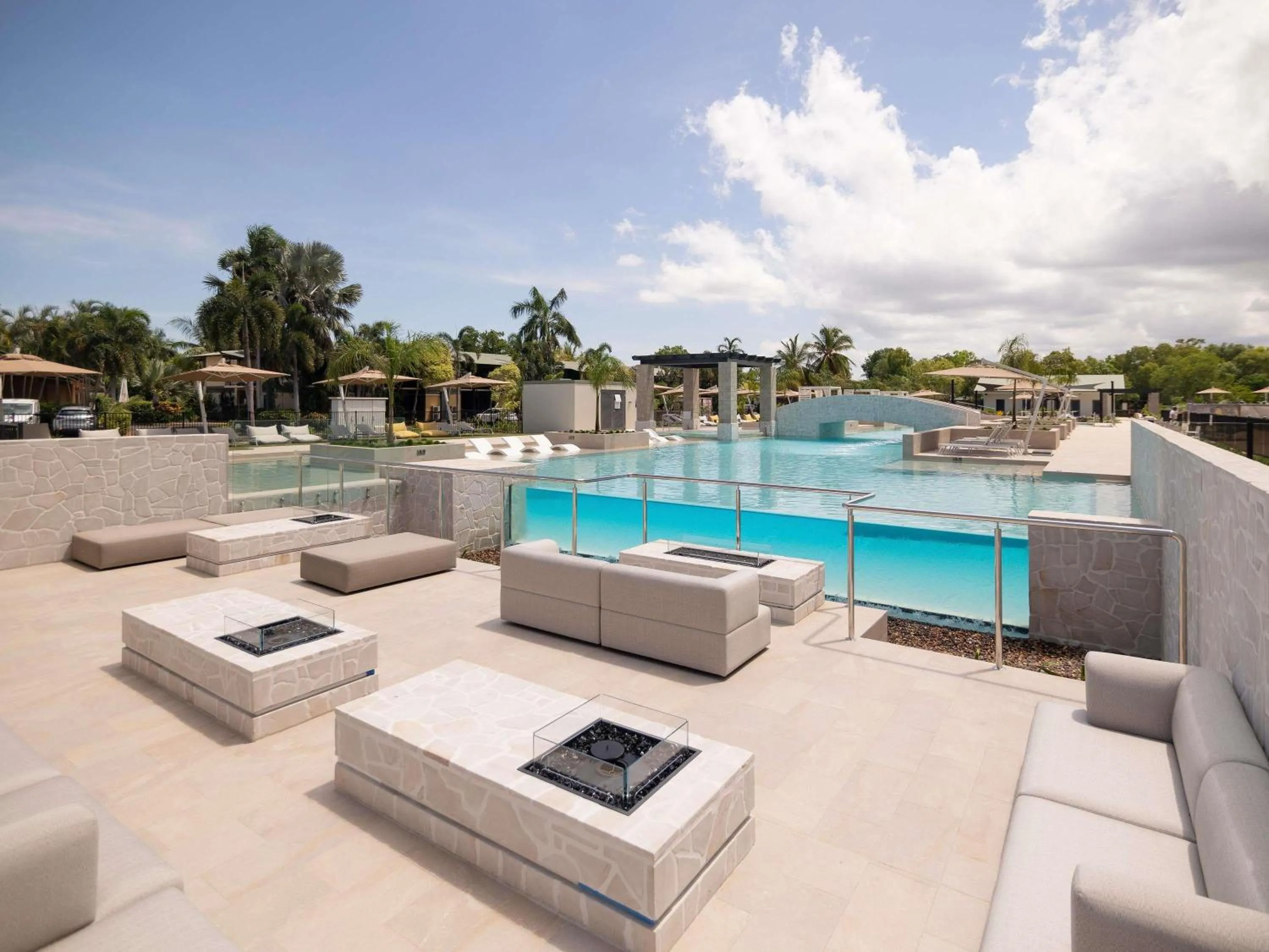 Pool view in Novotel Darwin Airport