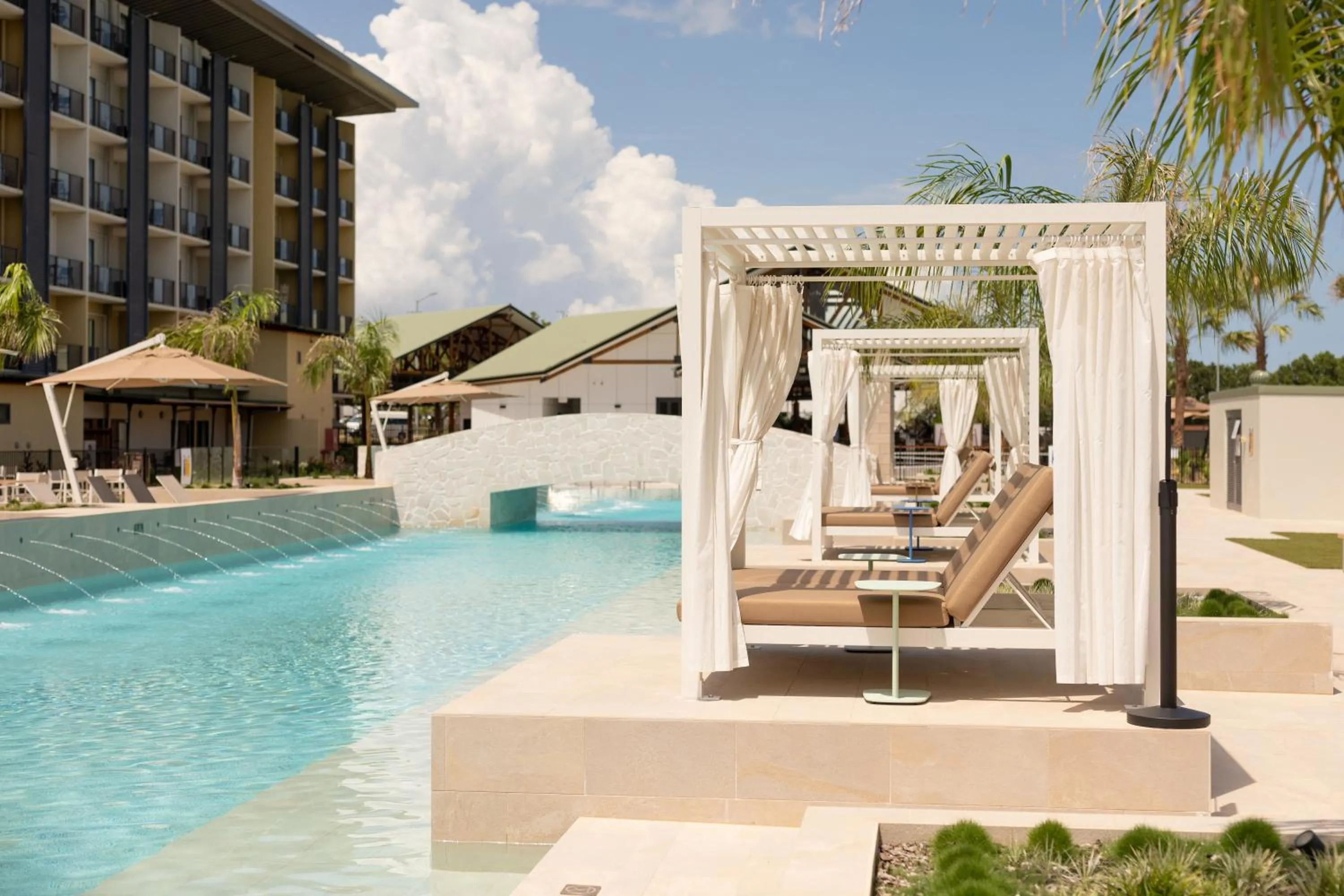 Pool view in Mercure Darwin Airport Resort