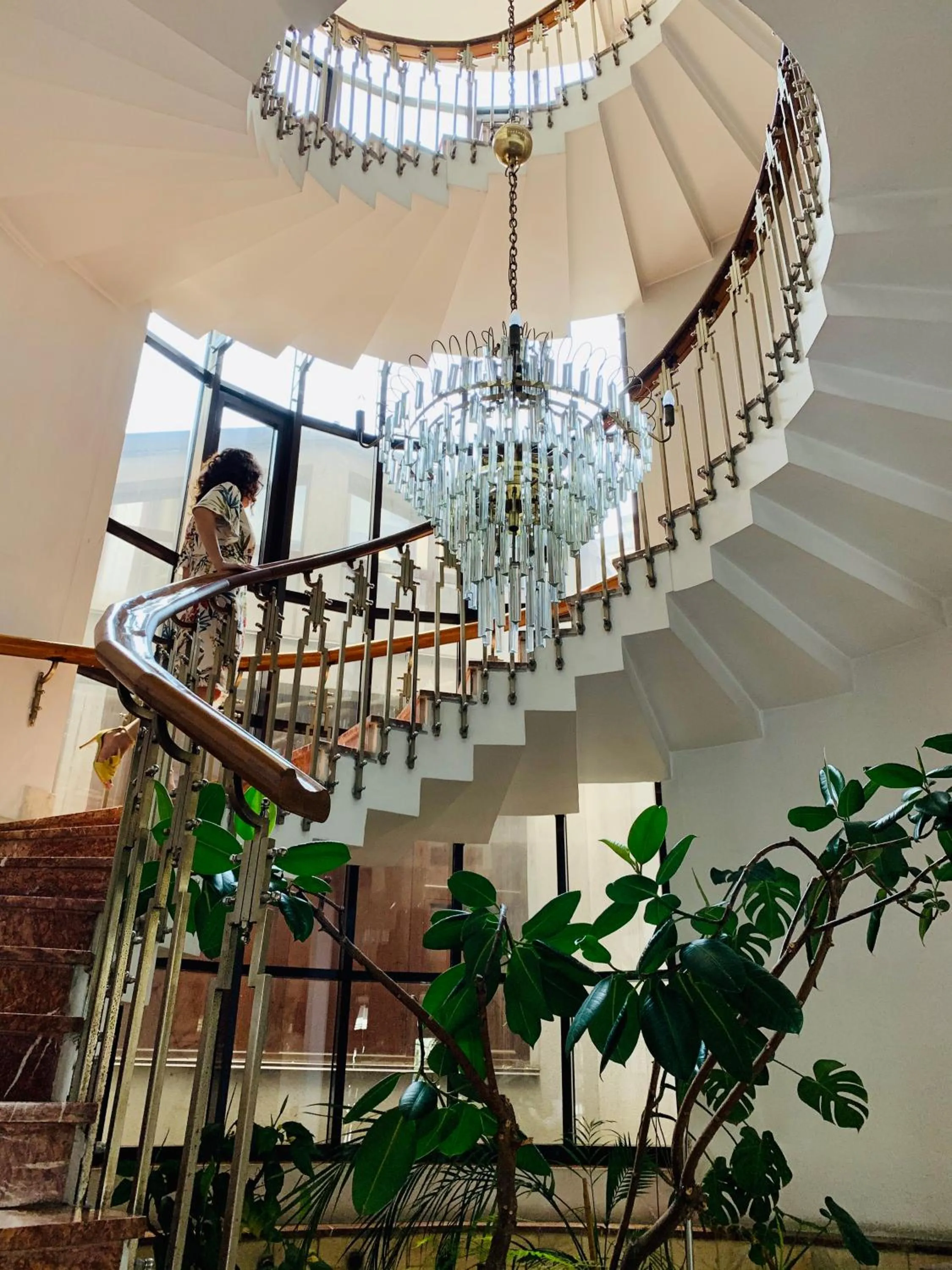 Decorative detail in Hotel Victoria