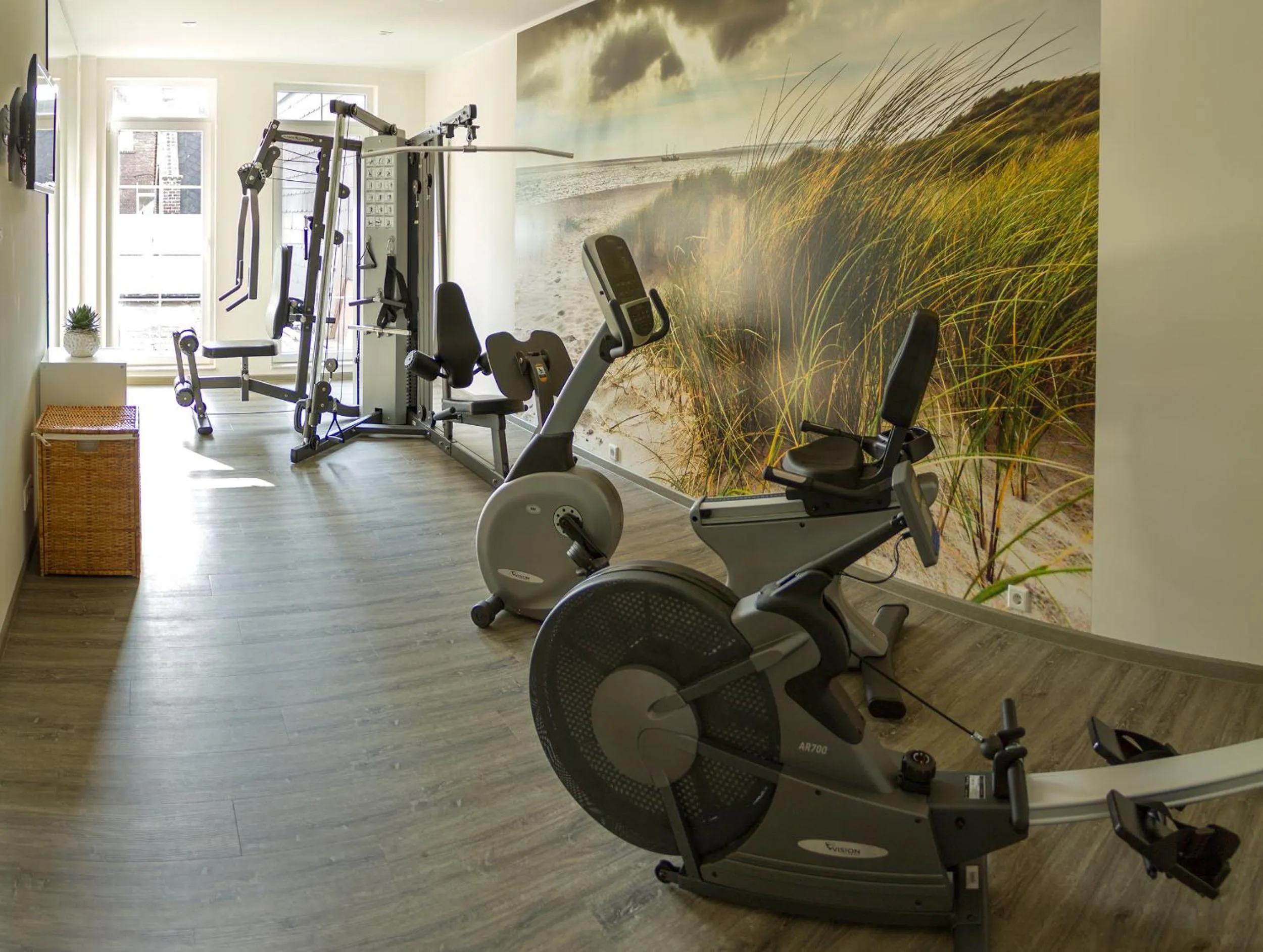 Fitness centre/facilities in Mühlenkamp Hotel & Gastronomie
