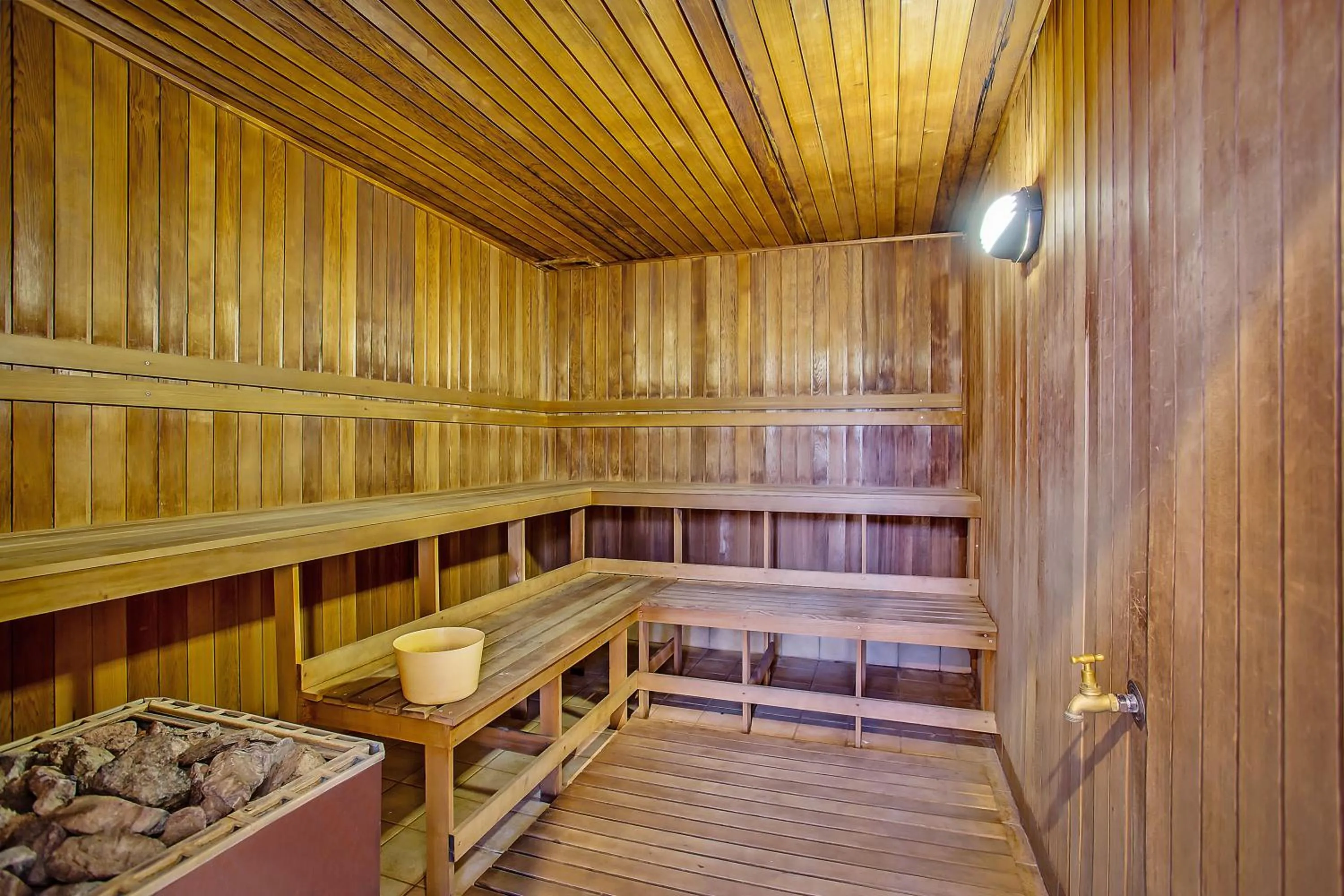 Sauna in Mantra Legends Hotel