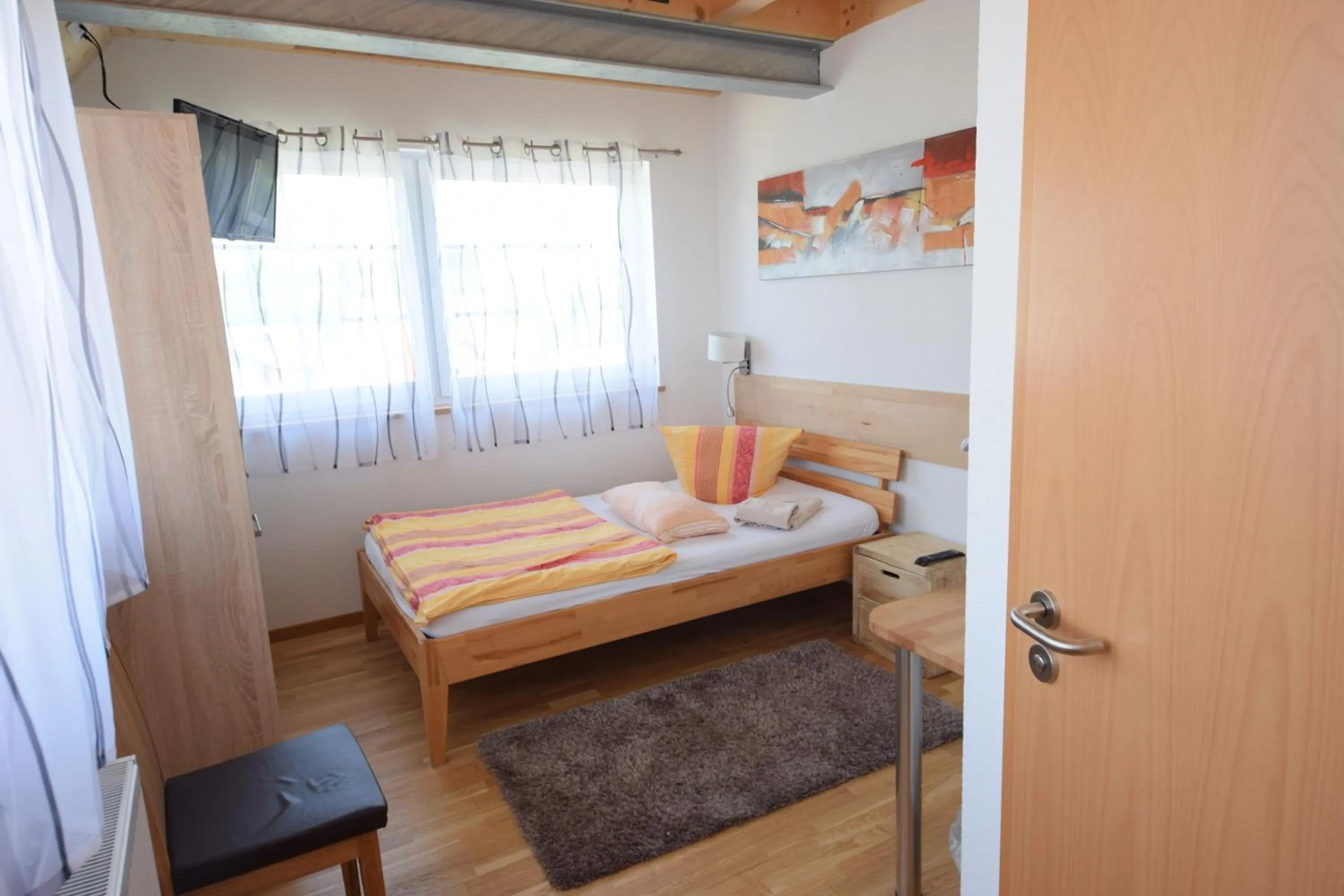 Bed in Gästehaus Jägerstüble