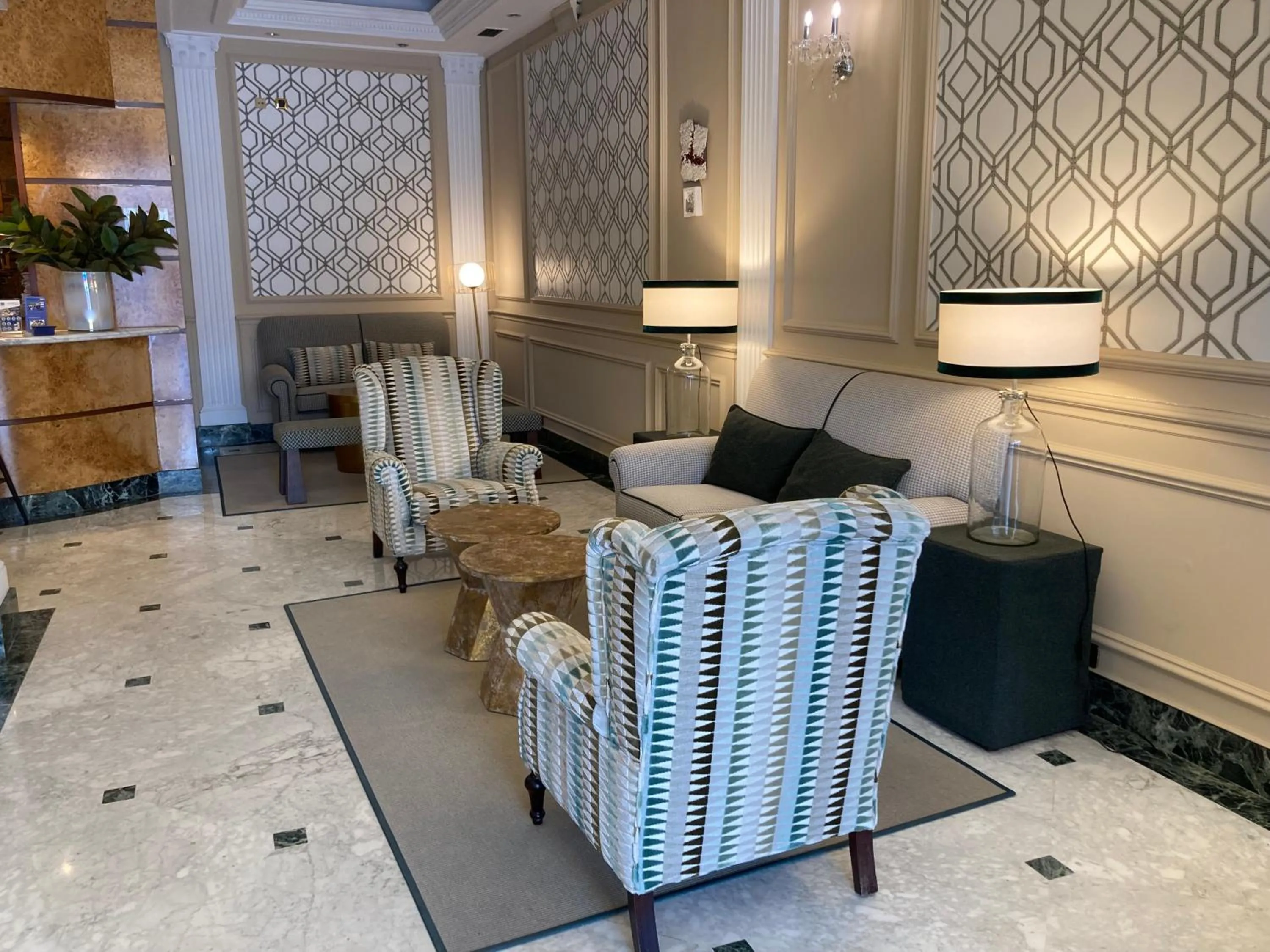Lobby or reception in Hotel Campoamor