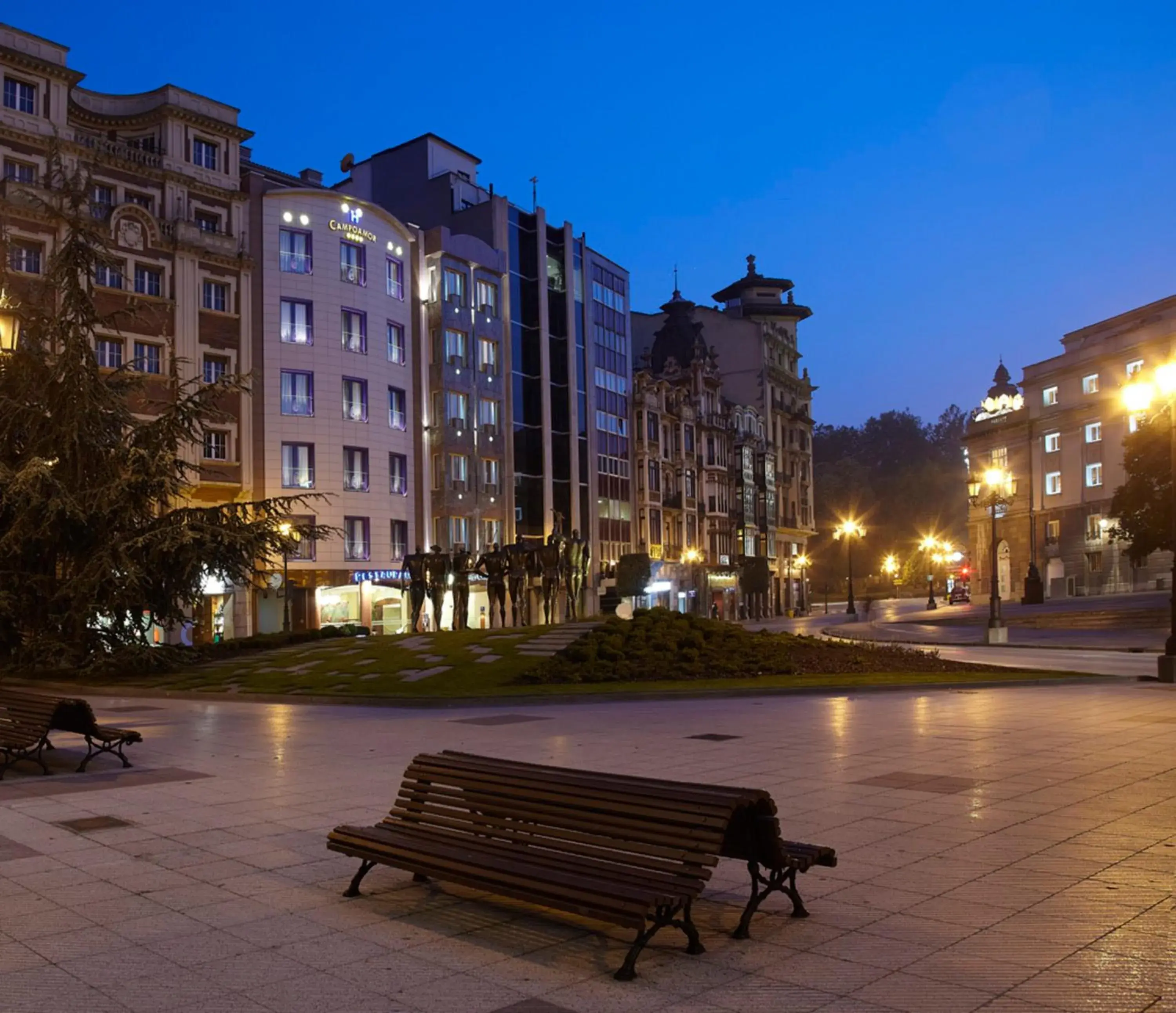 Property building in Hotel Campoamor Property building in Hotel Campoamor