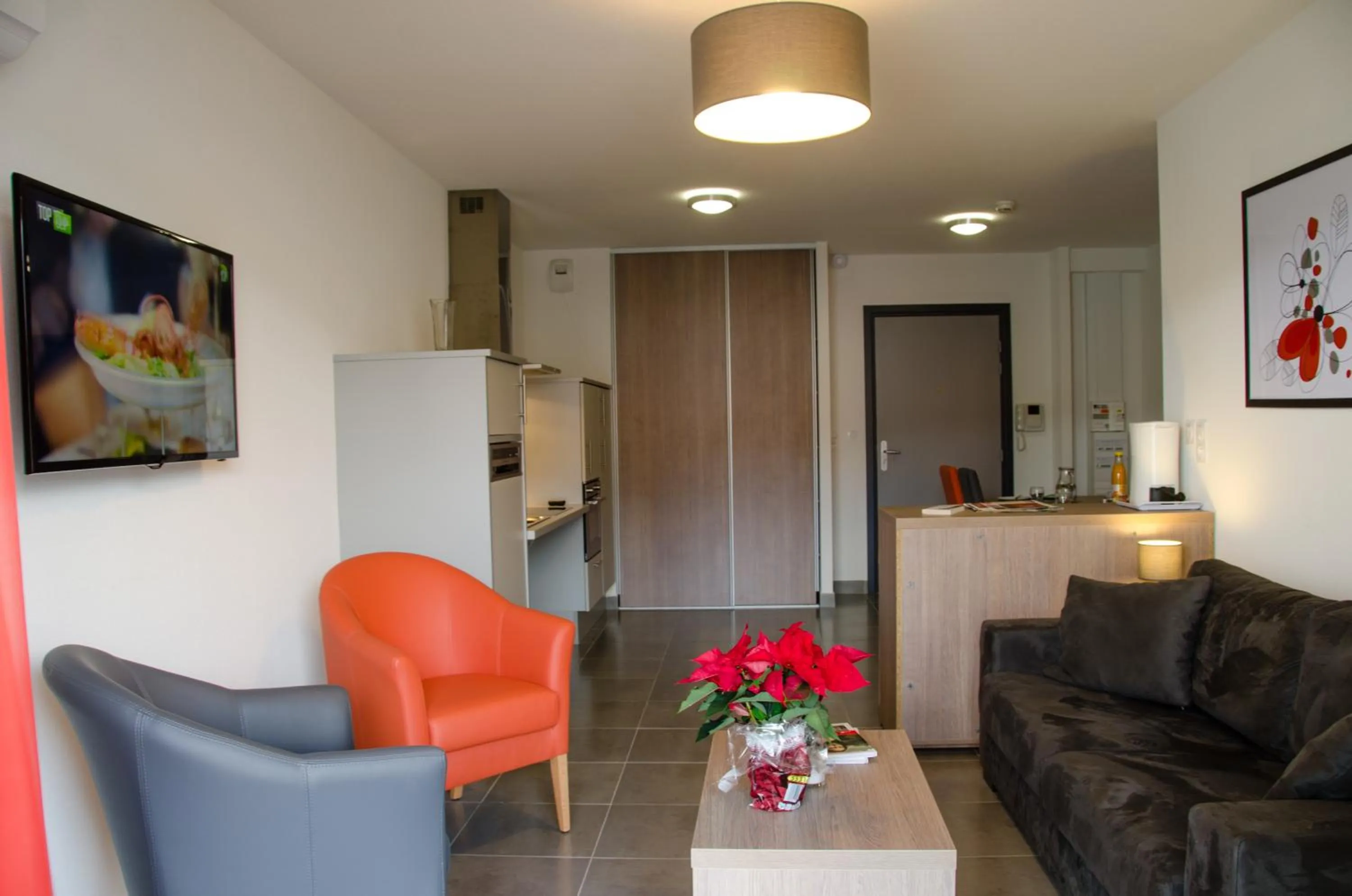 Living room in Résidence Ambroise Paré