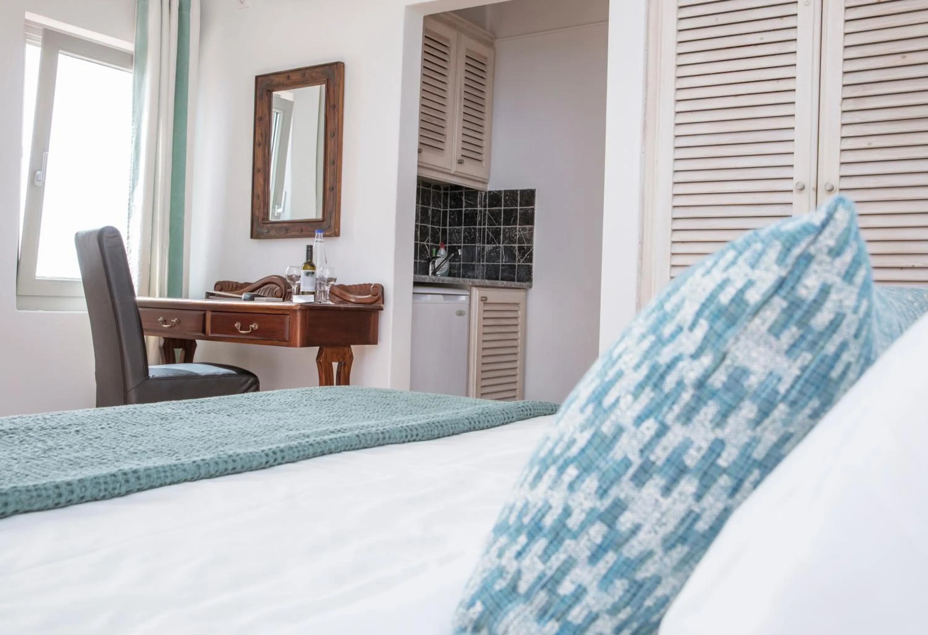 Bed in Panorama Suites