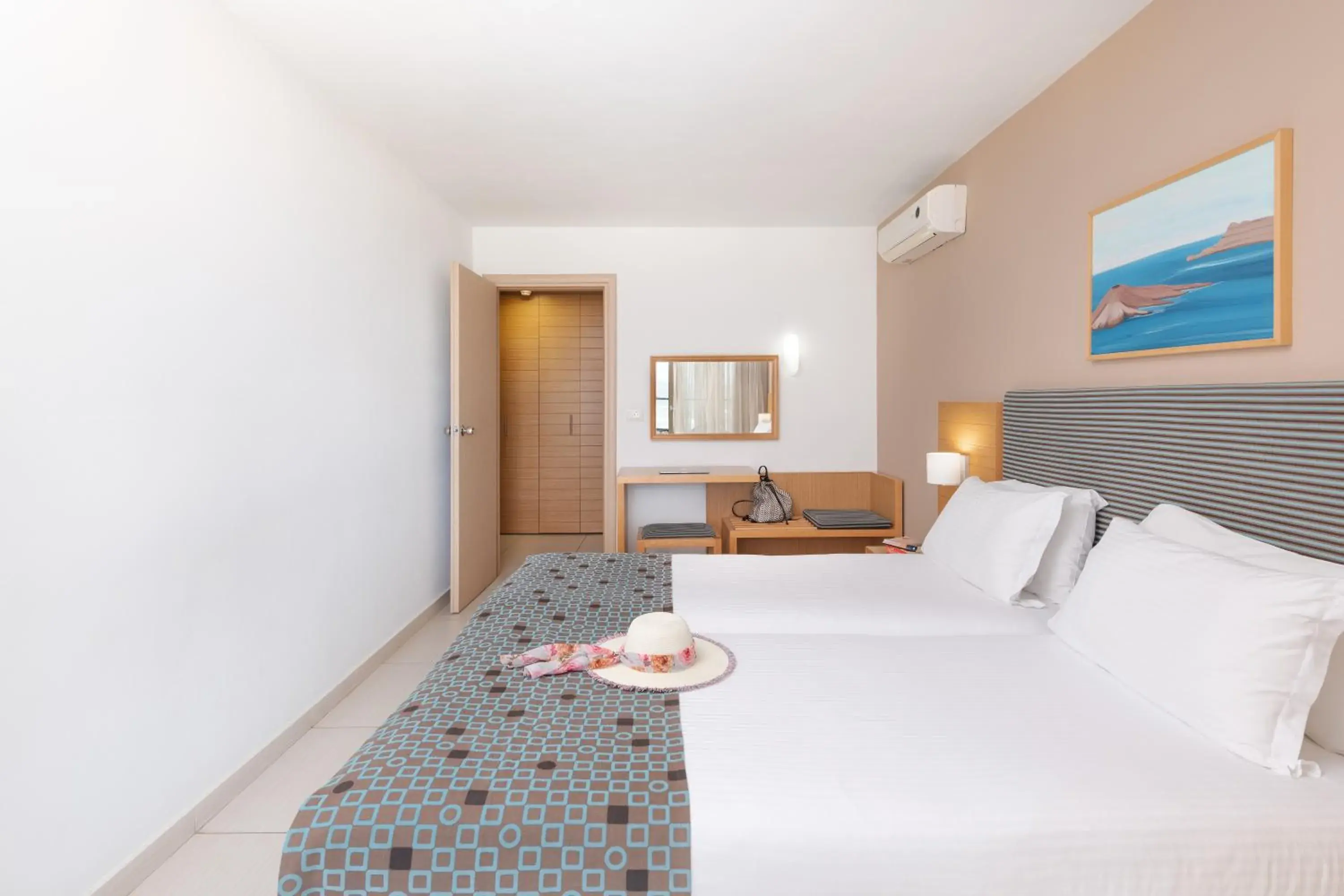Bedroom, Bed in Iolida Beach by Smile Hotels Bedroom, Bed in Iolida Beach by Smile Hotels