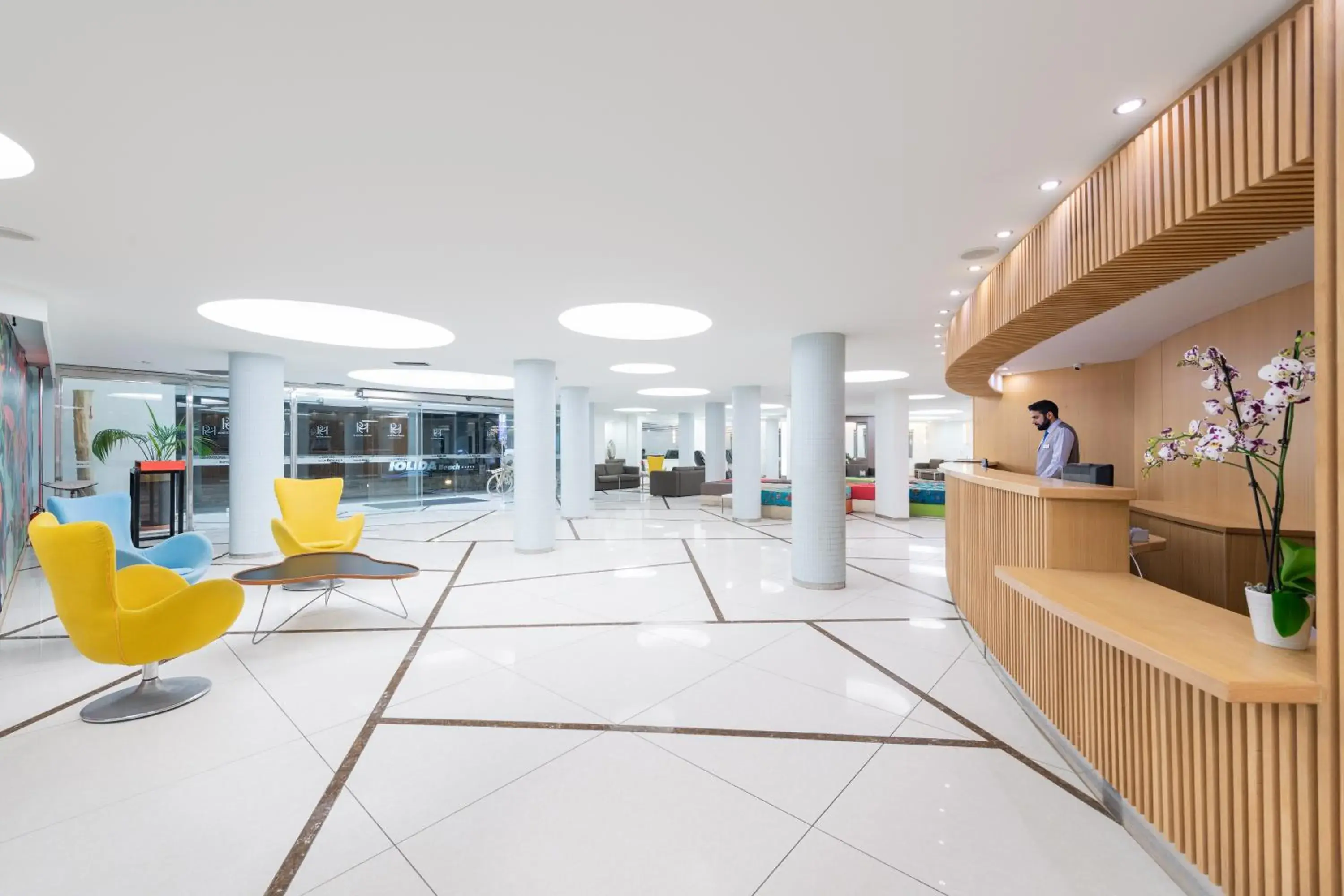 Lobby or reception in Iolida Beach by Smile Hotels Lobby or reception in Iolida Beach by Smile Hotels