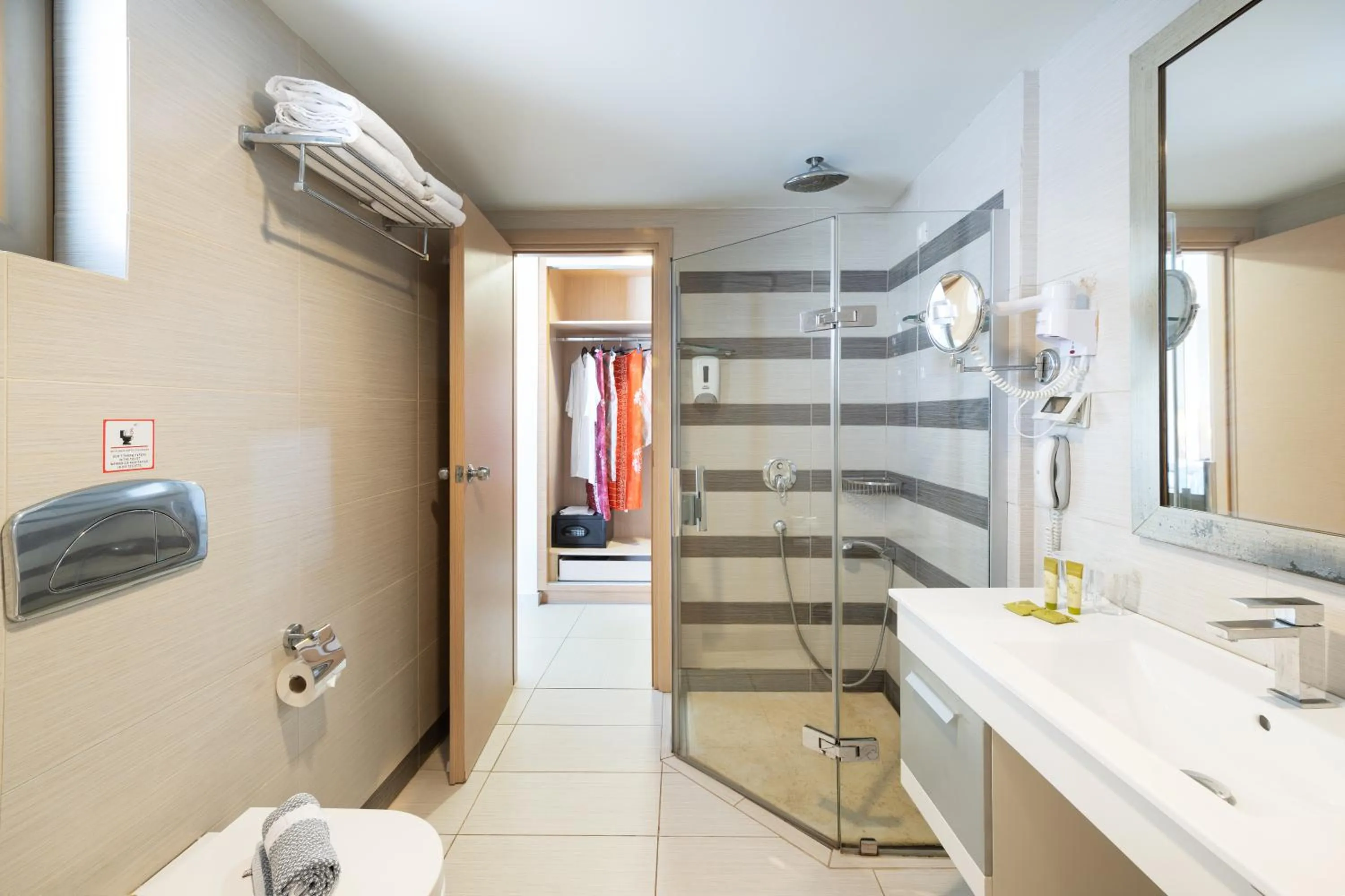 Shower in Iolida Beach by Smile Hotels