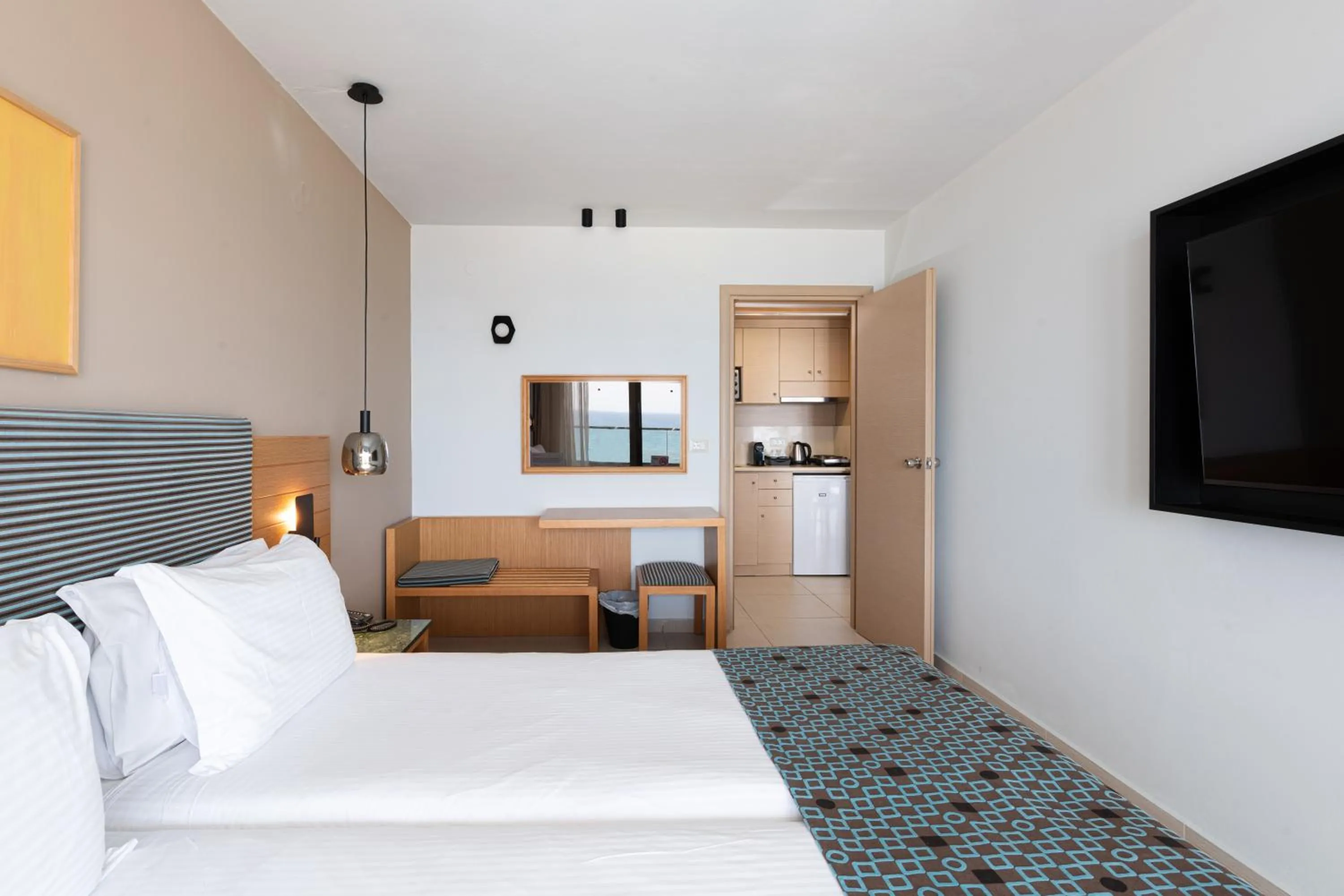 Bedroom, Bed in Iolida Beach by Smile Hotels