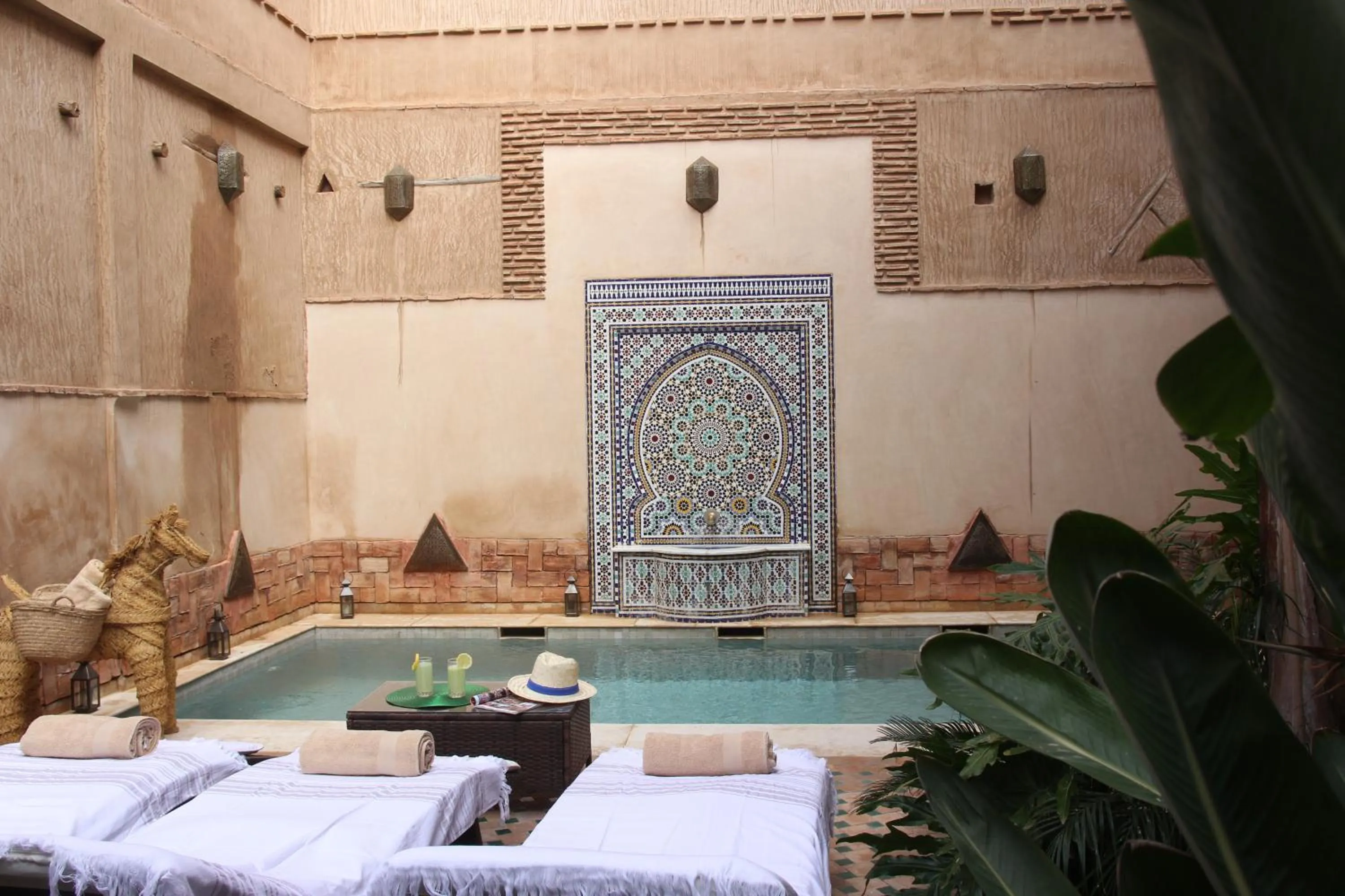 Pool view in Riad Passali