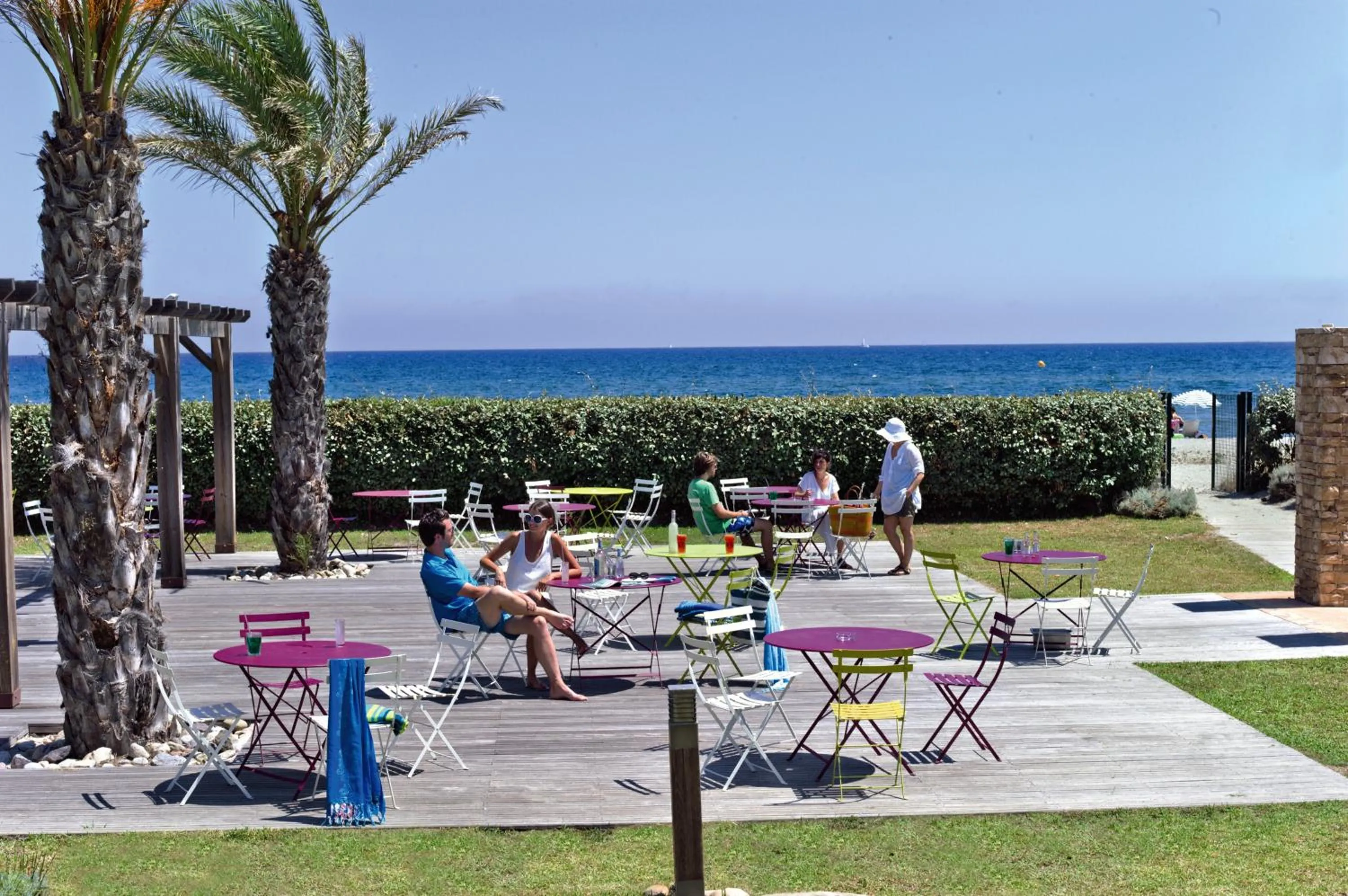 Patio in Belambra Clubs Borgo - Pineto