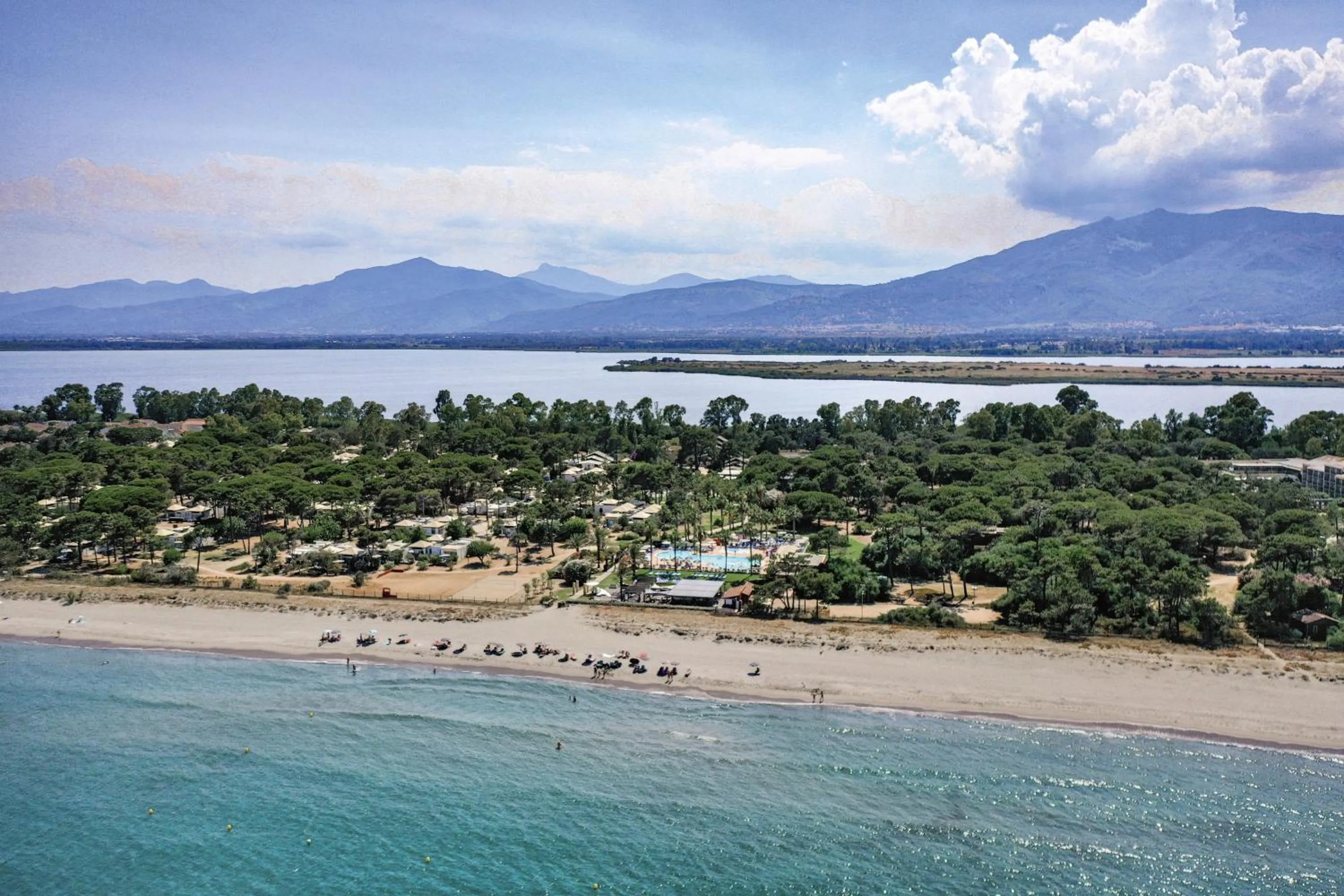 Bird's eye view in Belambra Clubs Borgo - Pineto