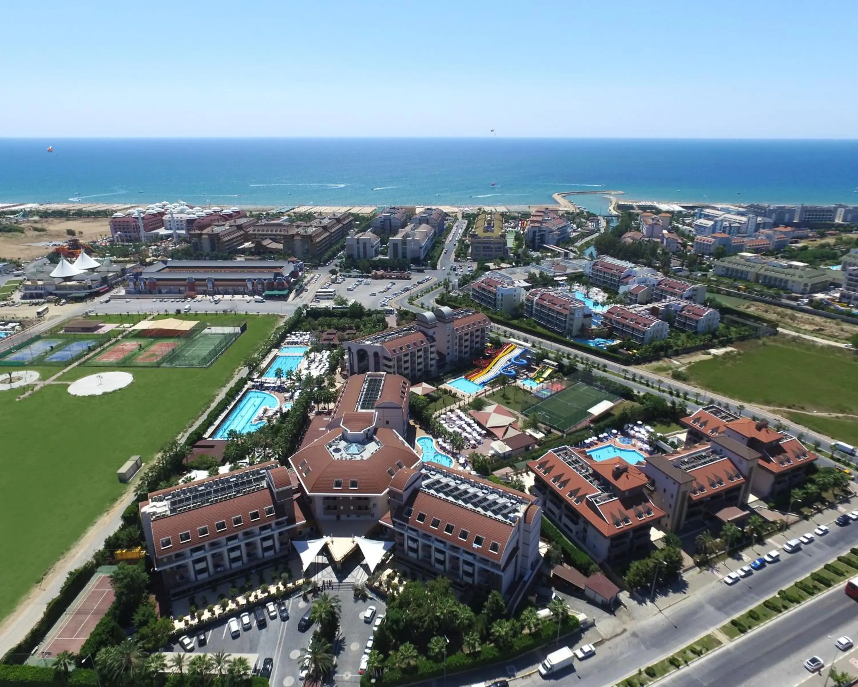 Bird's eye view in Primasol Hane Family Resort Hotel Bird's eye view in Primasol Hane Family Resort Hotel