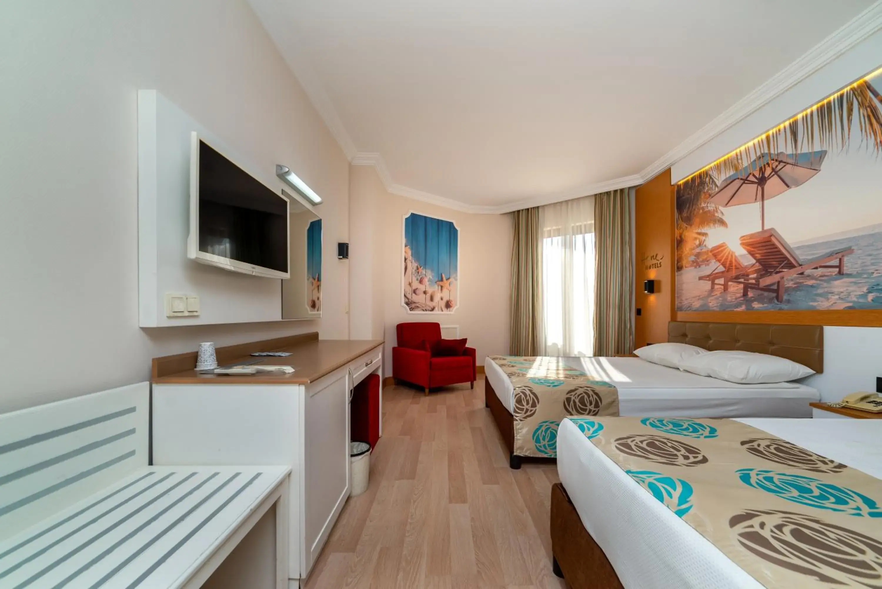 Photo of the whole room, Bed in Primasol Hane Family Resort Hotel Photo of the whole room, Bed in Primasol Hane Family Resort Hotel