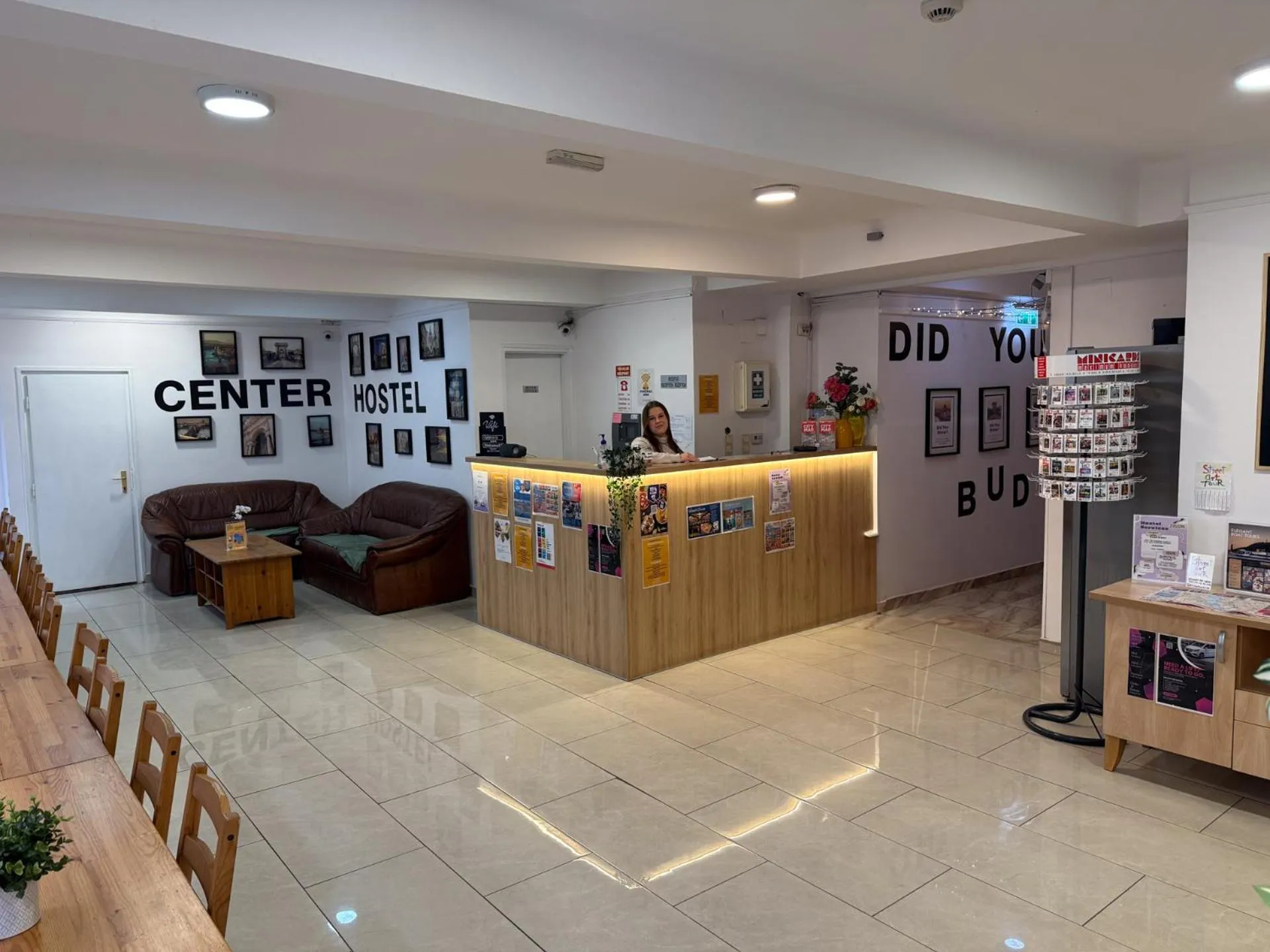 Lobby or reception in Center Hostel and Guest House