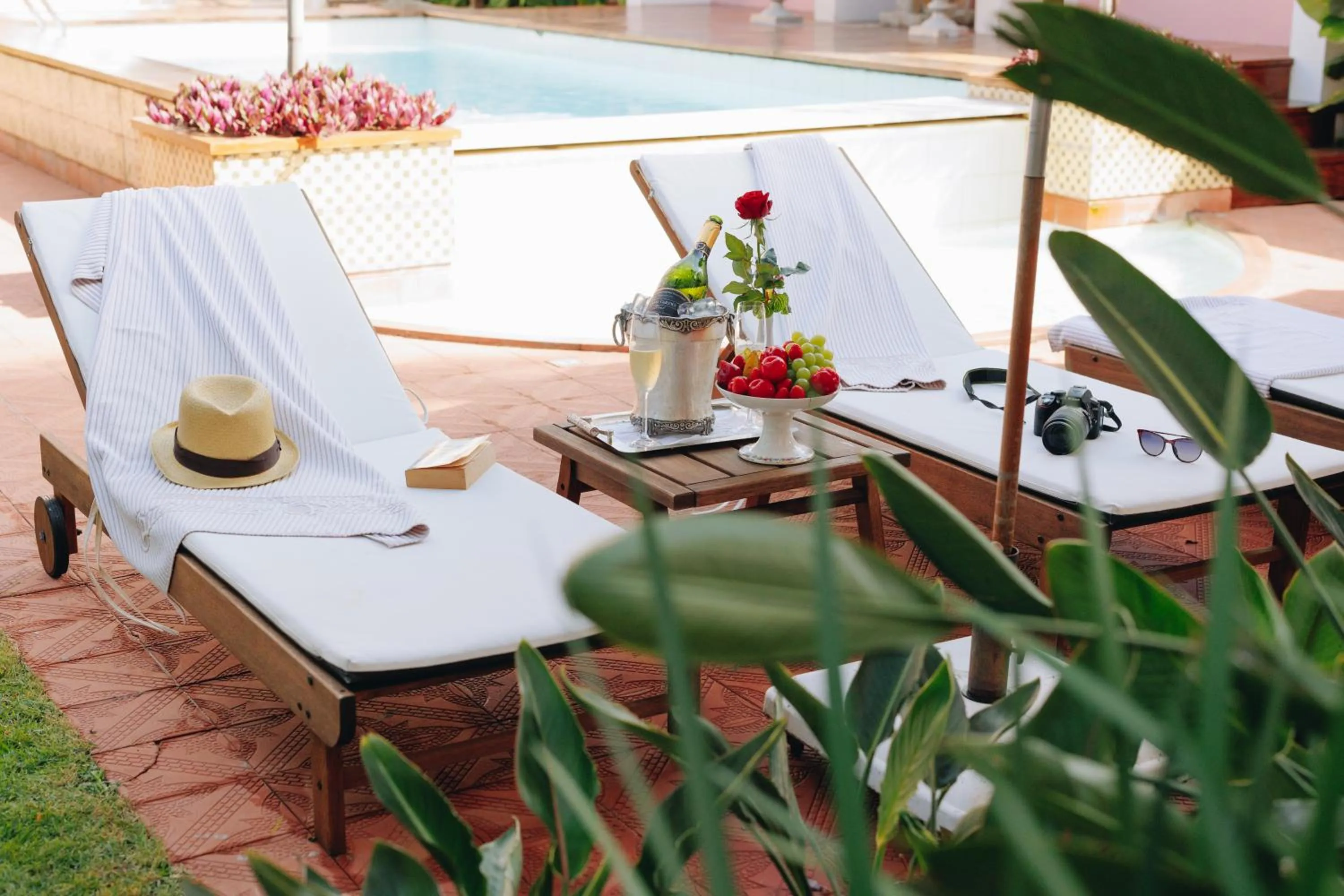 sunbed in Hotel Boutique Quinta das Videiras