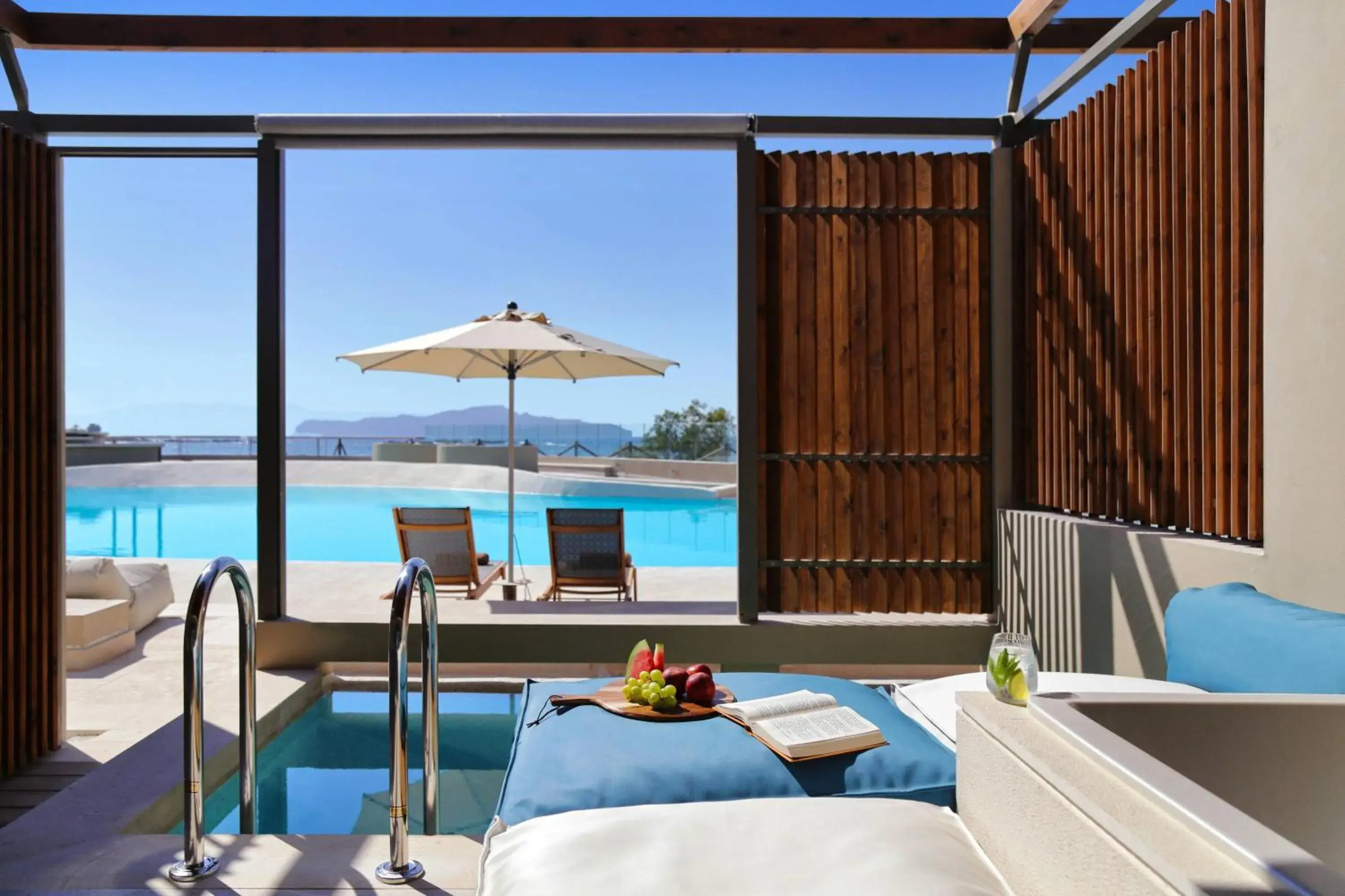 Living room in Domes Noruz Chania, Autograph Collection- Adults Only Living room in Domes Noruz Chania, Autograph Collection- Adults Only