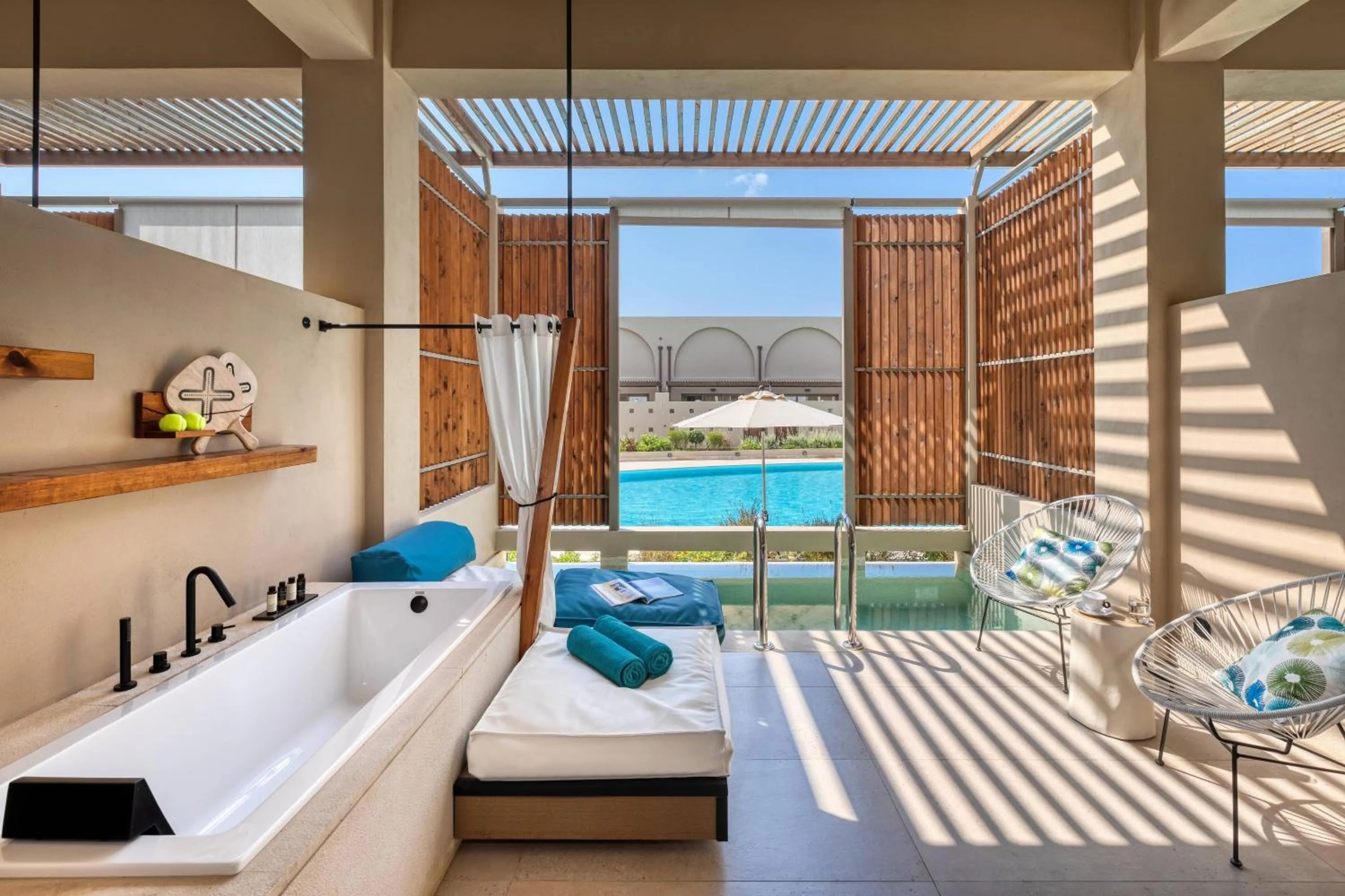 Swimming pool in Domes Noruz Chania, Autograph Collection- Adults Only