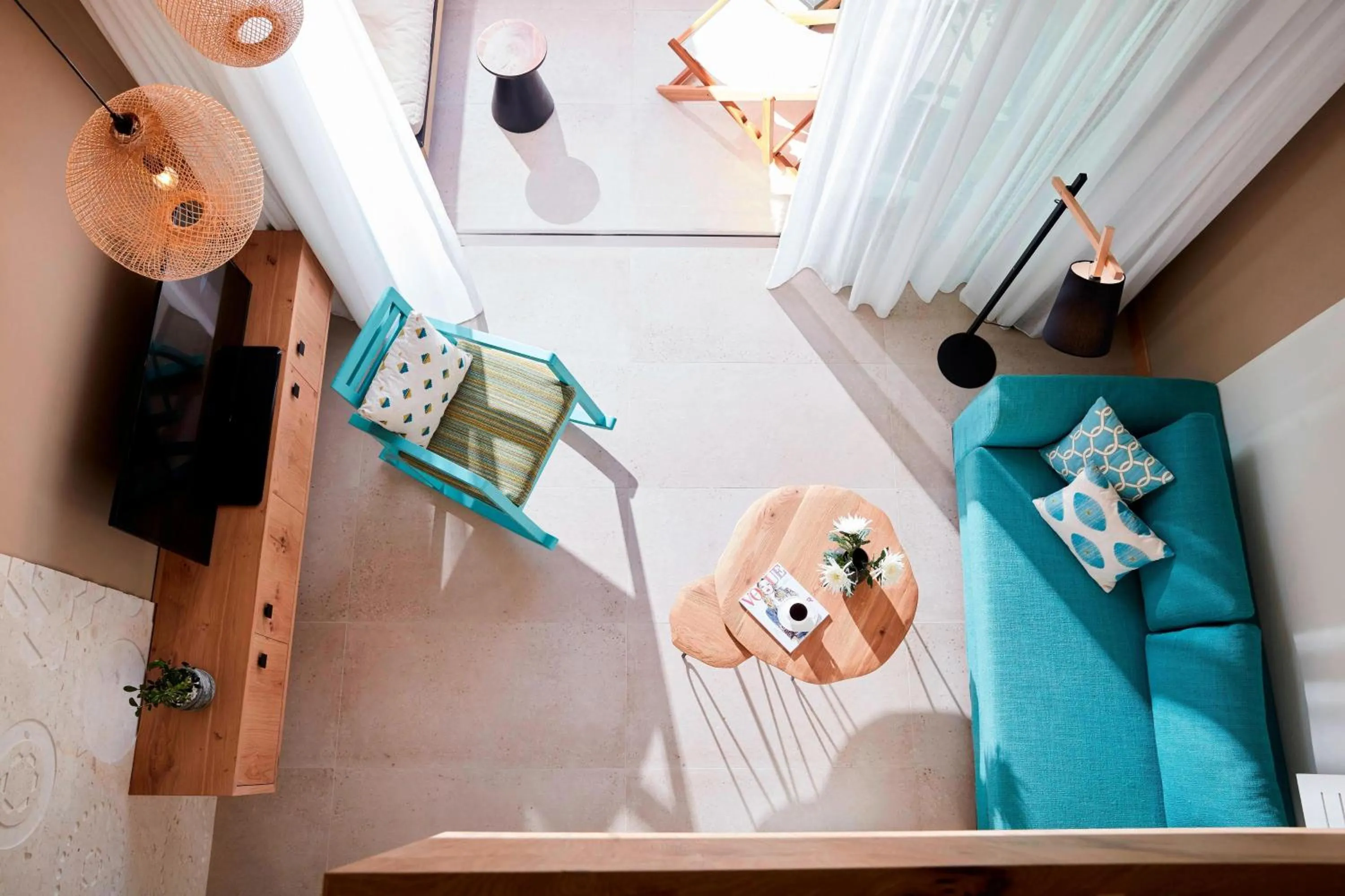 Living room in Domes Noruz Chania, Autograph Collection- Adults Only