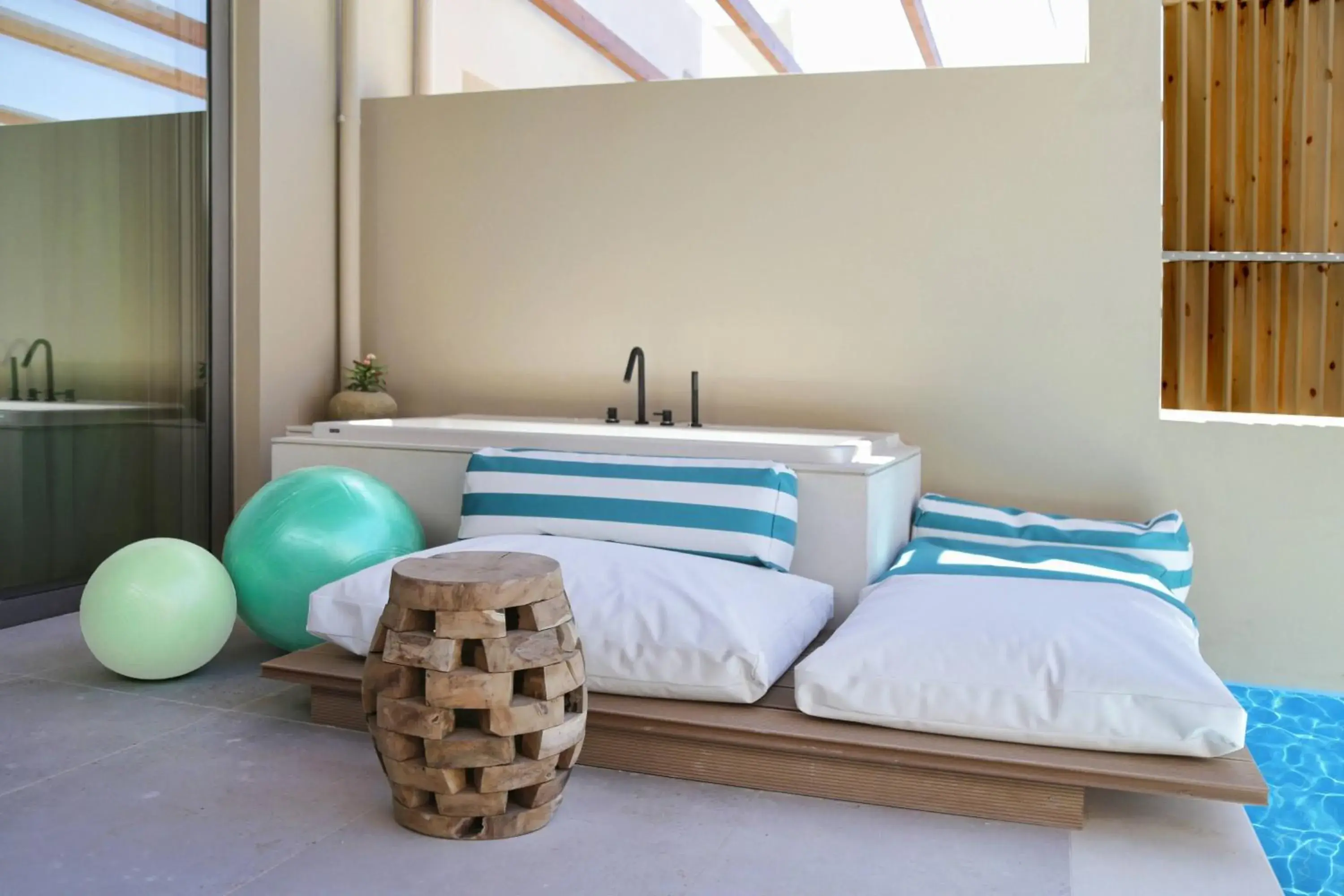 Living room, Bed in Domes Noruz Chania, Autograph Collection- Adults Only Living room, Bed in Domes Noruz Chania, Autograph Collection- Adults Only