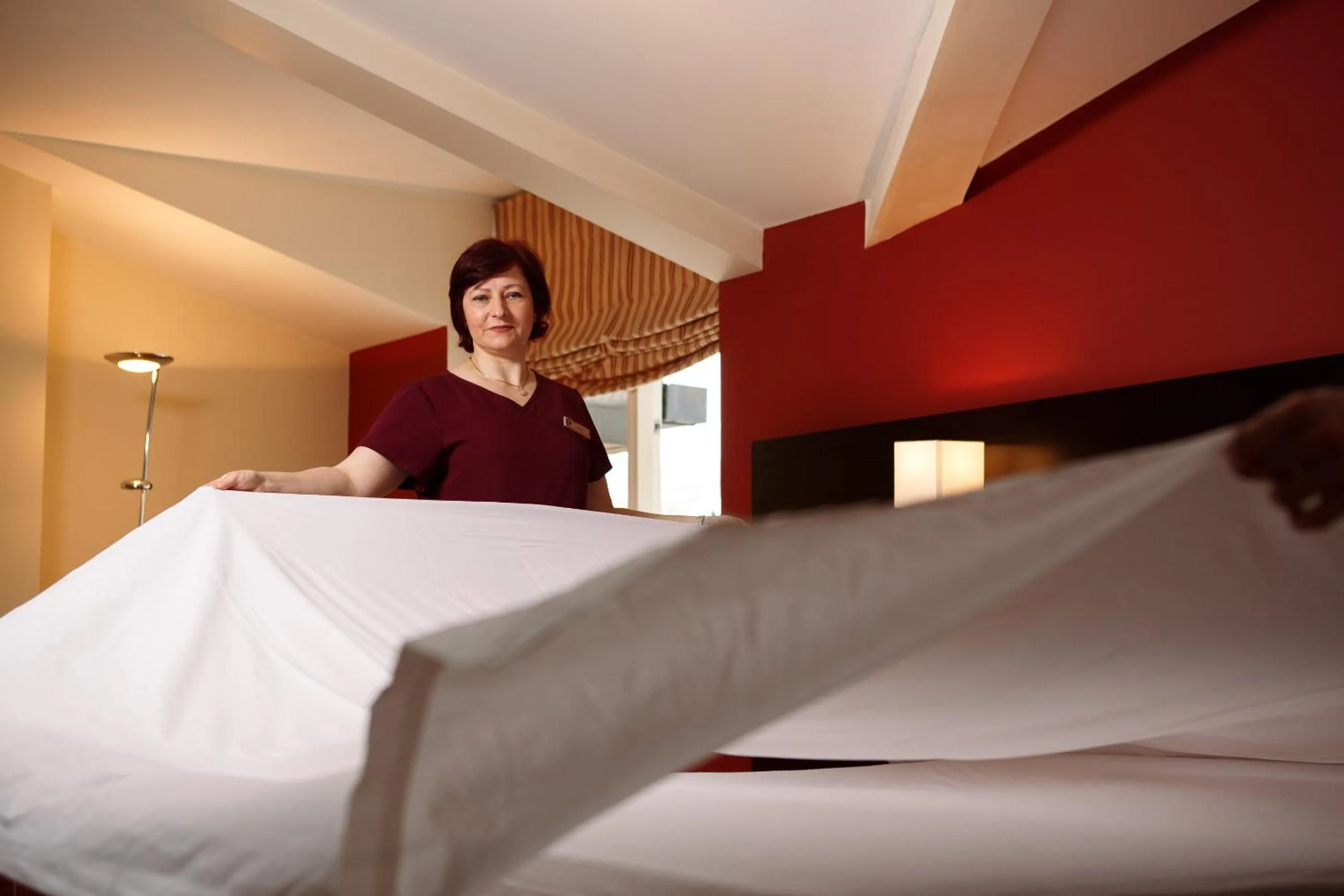 Bed in Horse & Jockey Hotel