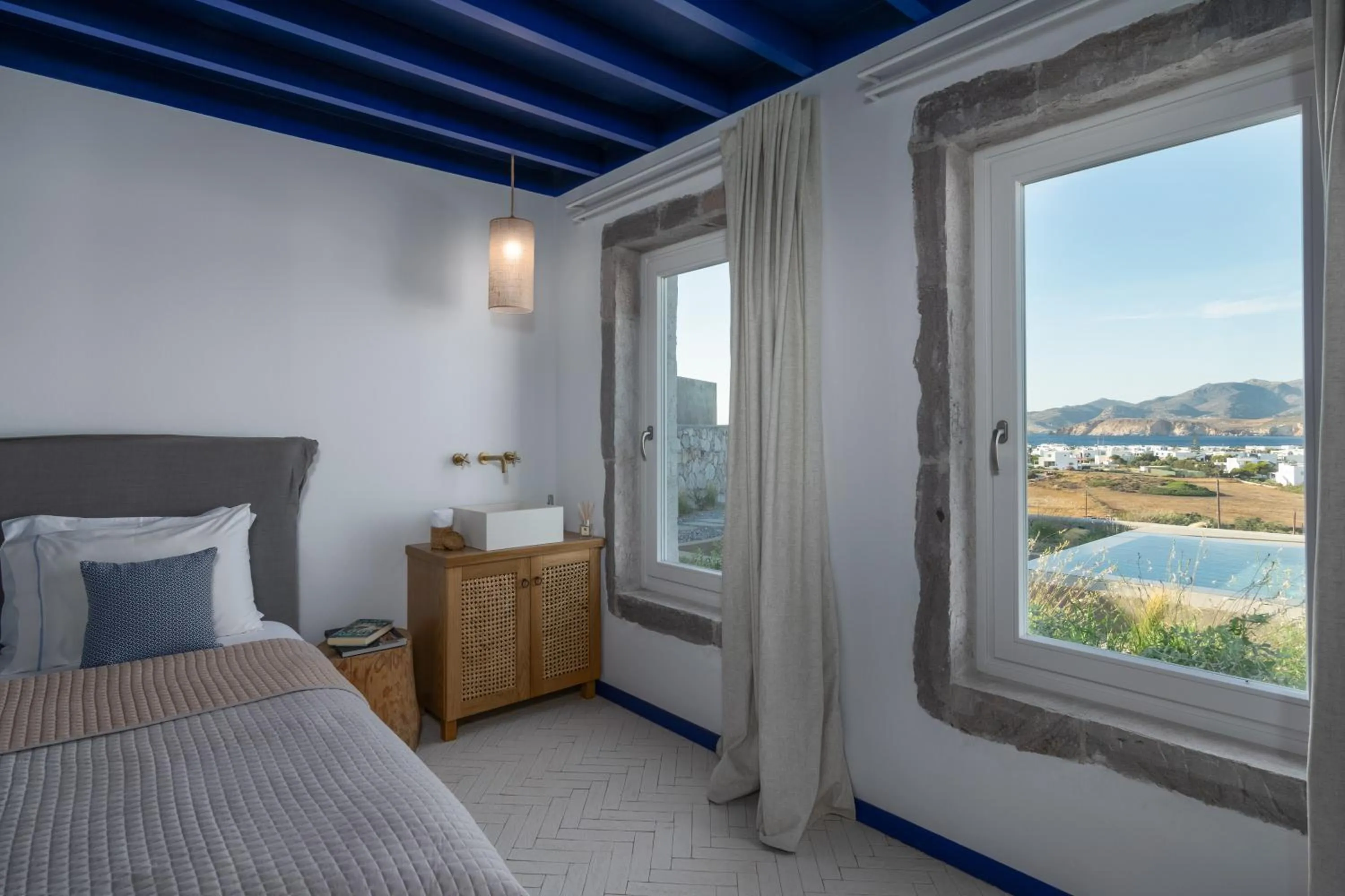 Bedroom, Bed in Milos Breeze Boutique Hotel