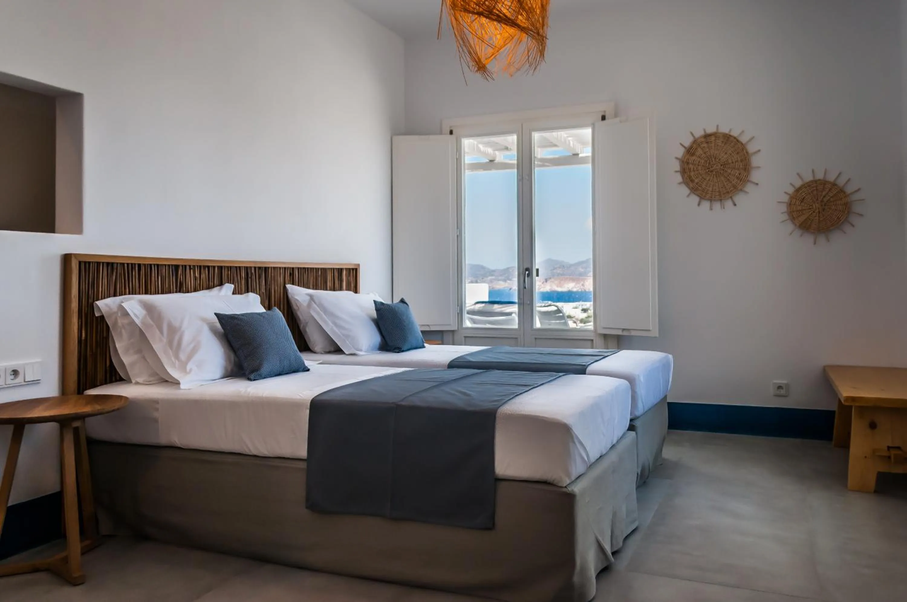 Photo of the whole room, Bed in Milos Breeze Boutique Hotel