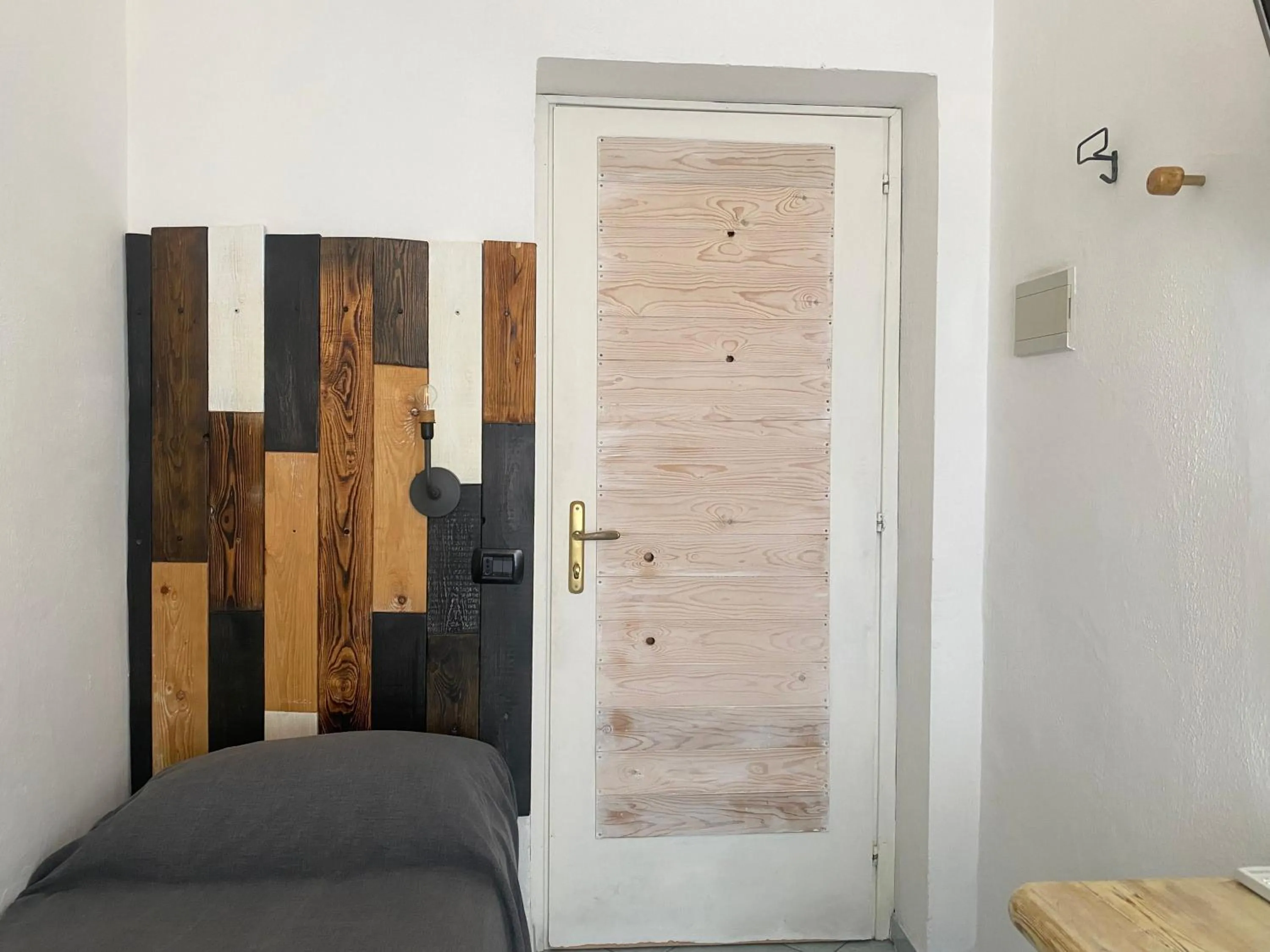 Bed in Black Market Hotel