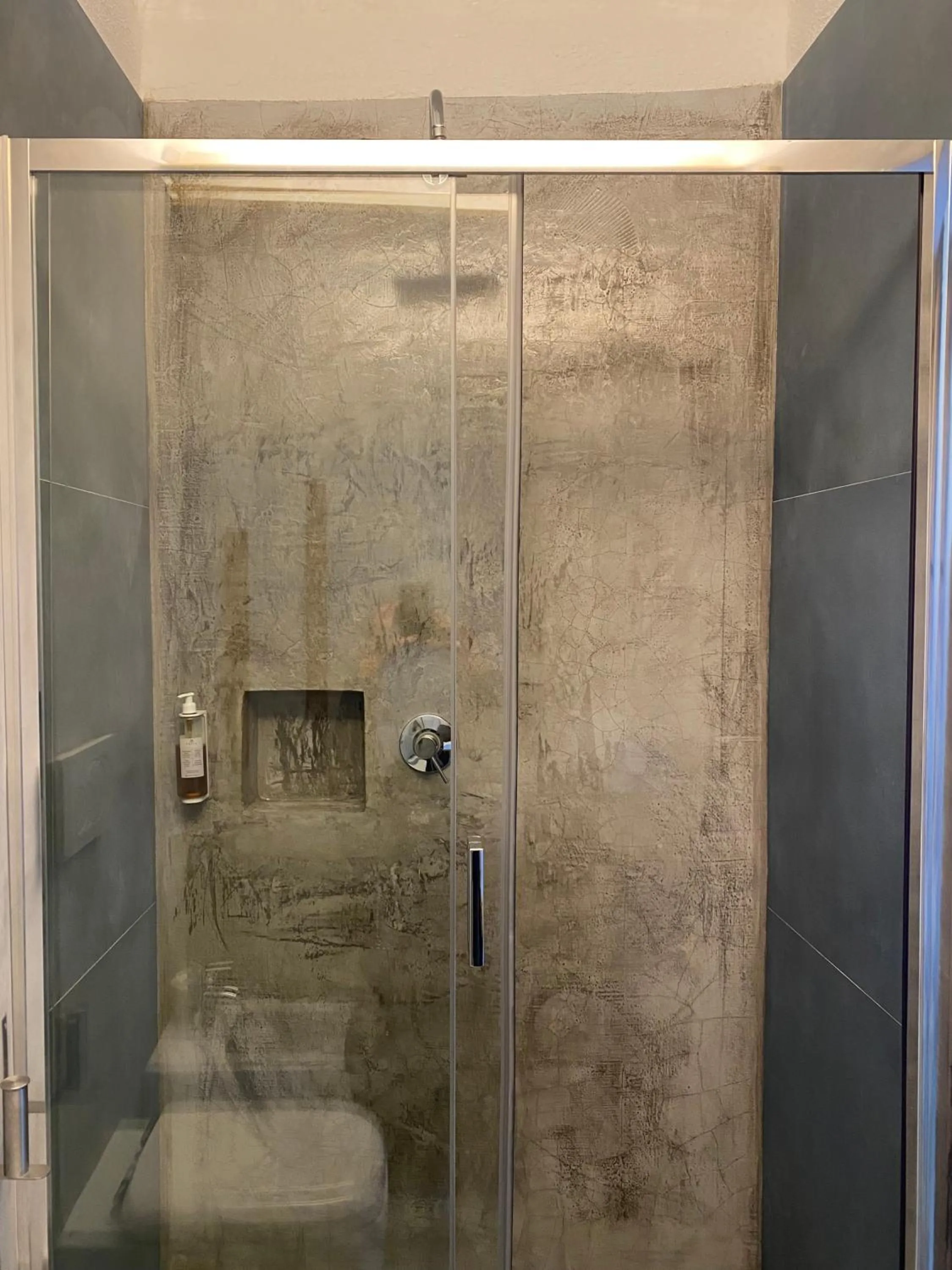 Shower in Black Market Hotel