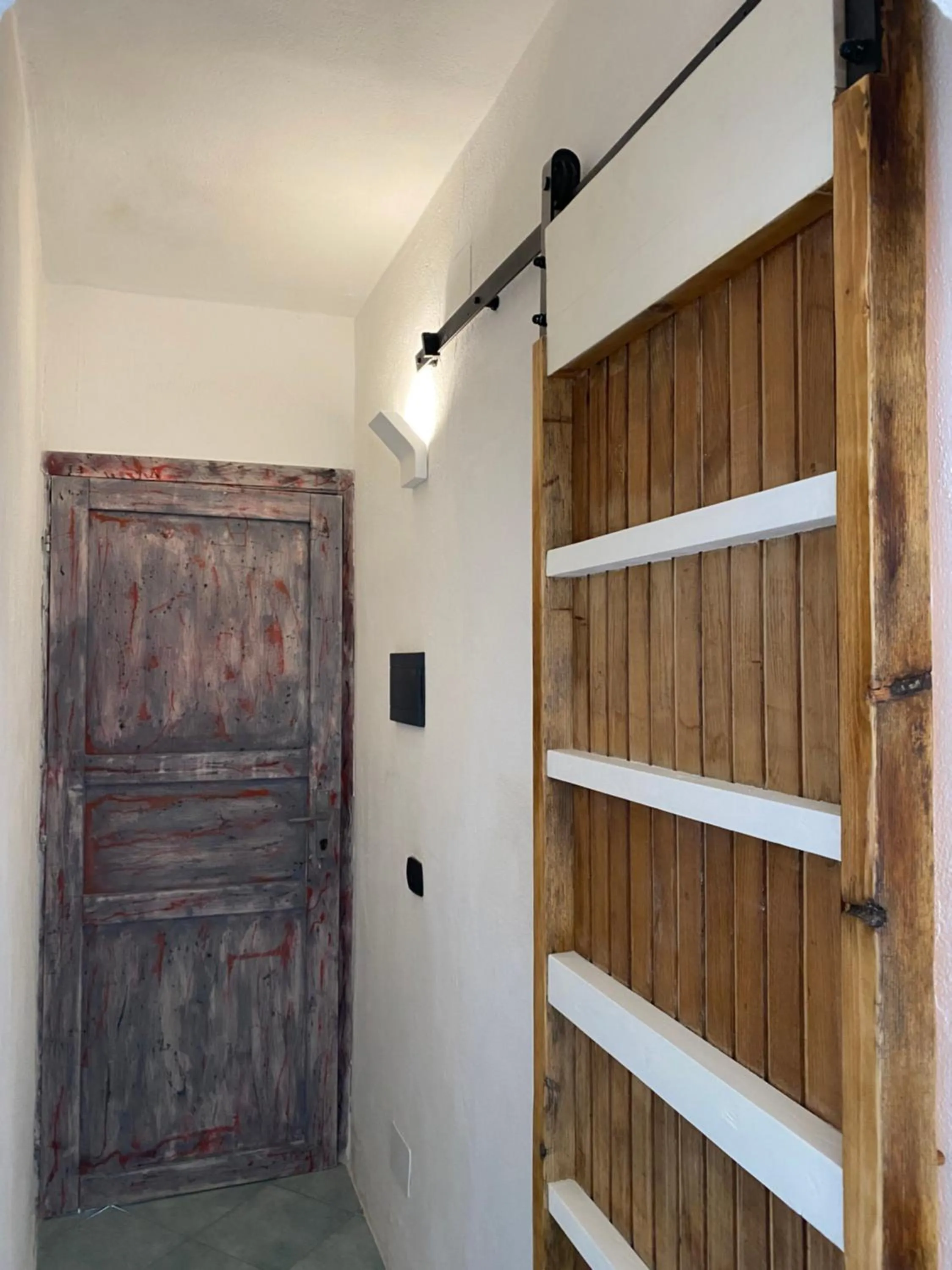 Bedroom in Black Market Hotel