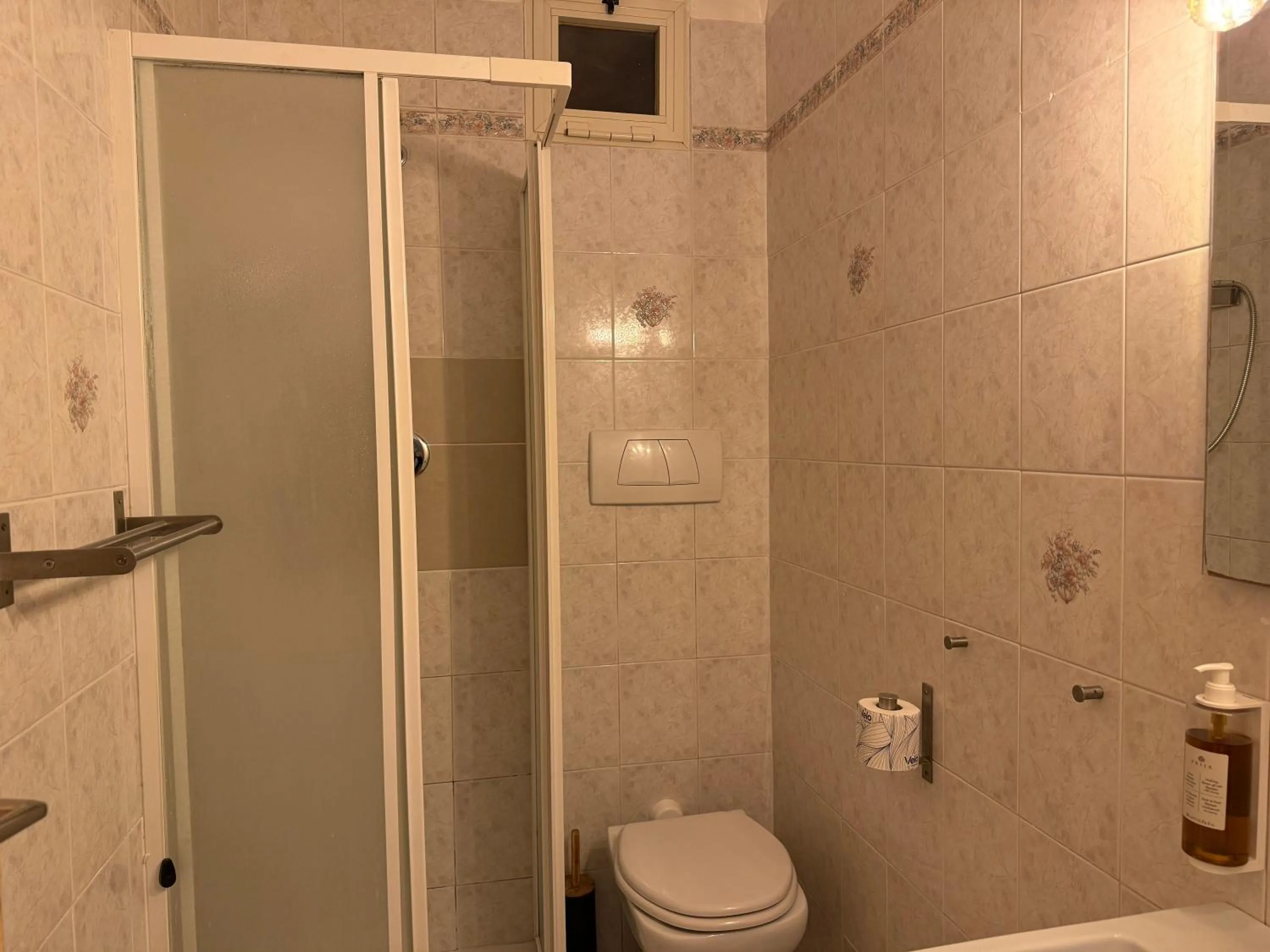 Shower in Black Market Hotel