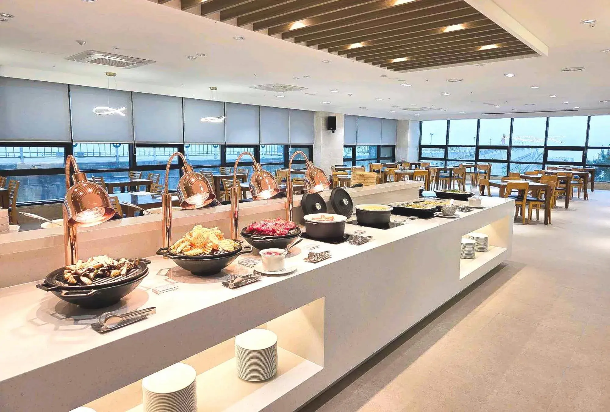 Buffet breakfast in Ramada by Wyndham Gangwon Sokcho Buffet breakfast in Ramada by Wyndham Gangwon Sokcho