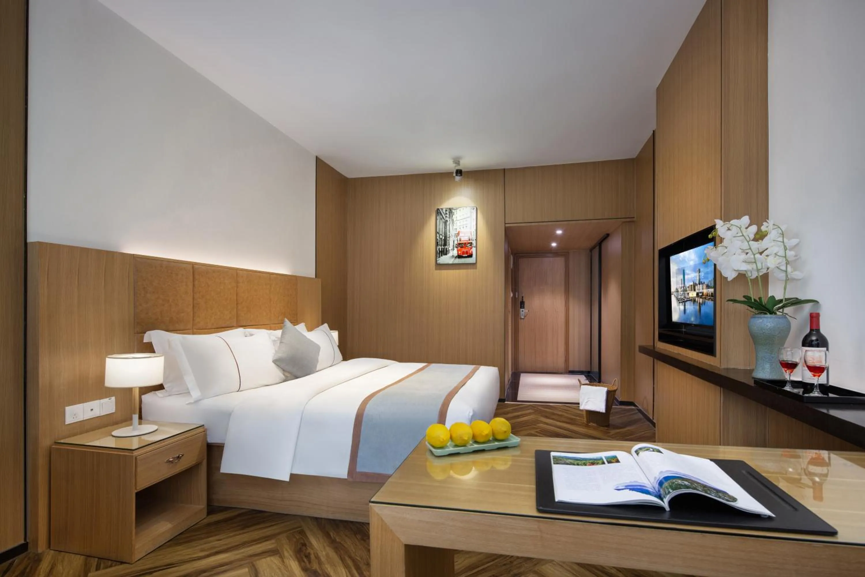 Bed in Mellow Orange Hotel
