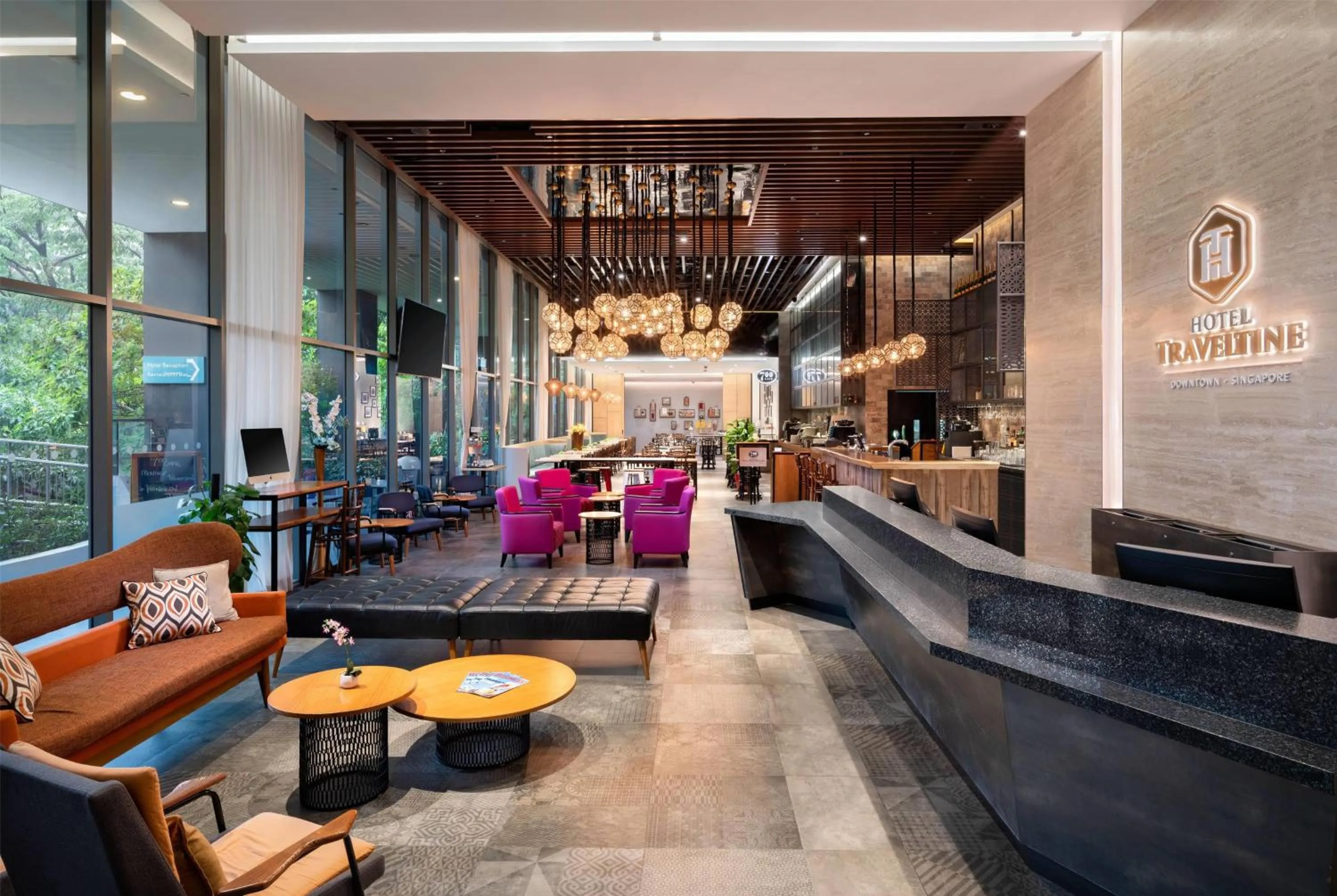 Lobby or reception in Hotel Traveltine Downtown Singapore, Trademark Collection
